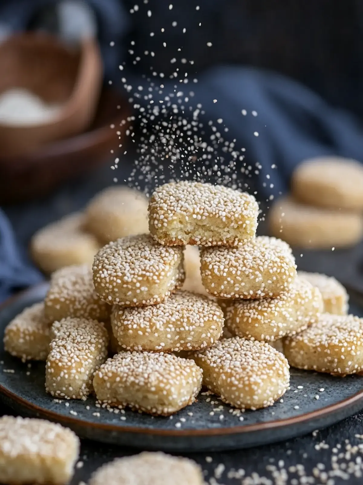 Deliciously Easy Italian Sesame Cookies for Every Occasion 2 Italian Sesame Cookies