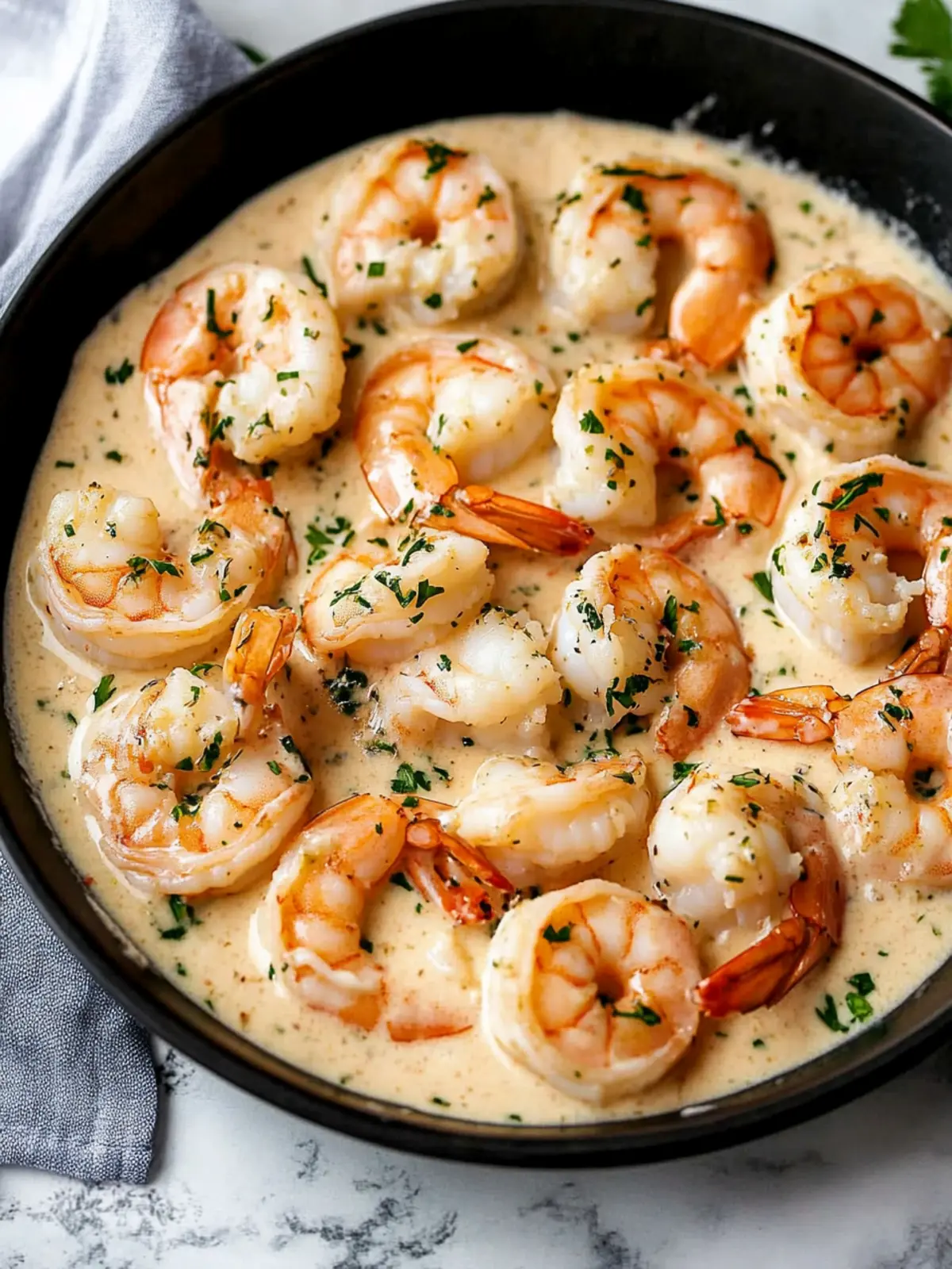 Irresistibly Creamy Garlic Shrimp Ready in 15 Minutes 4 Creamy Garlic Shrimp