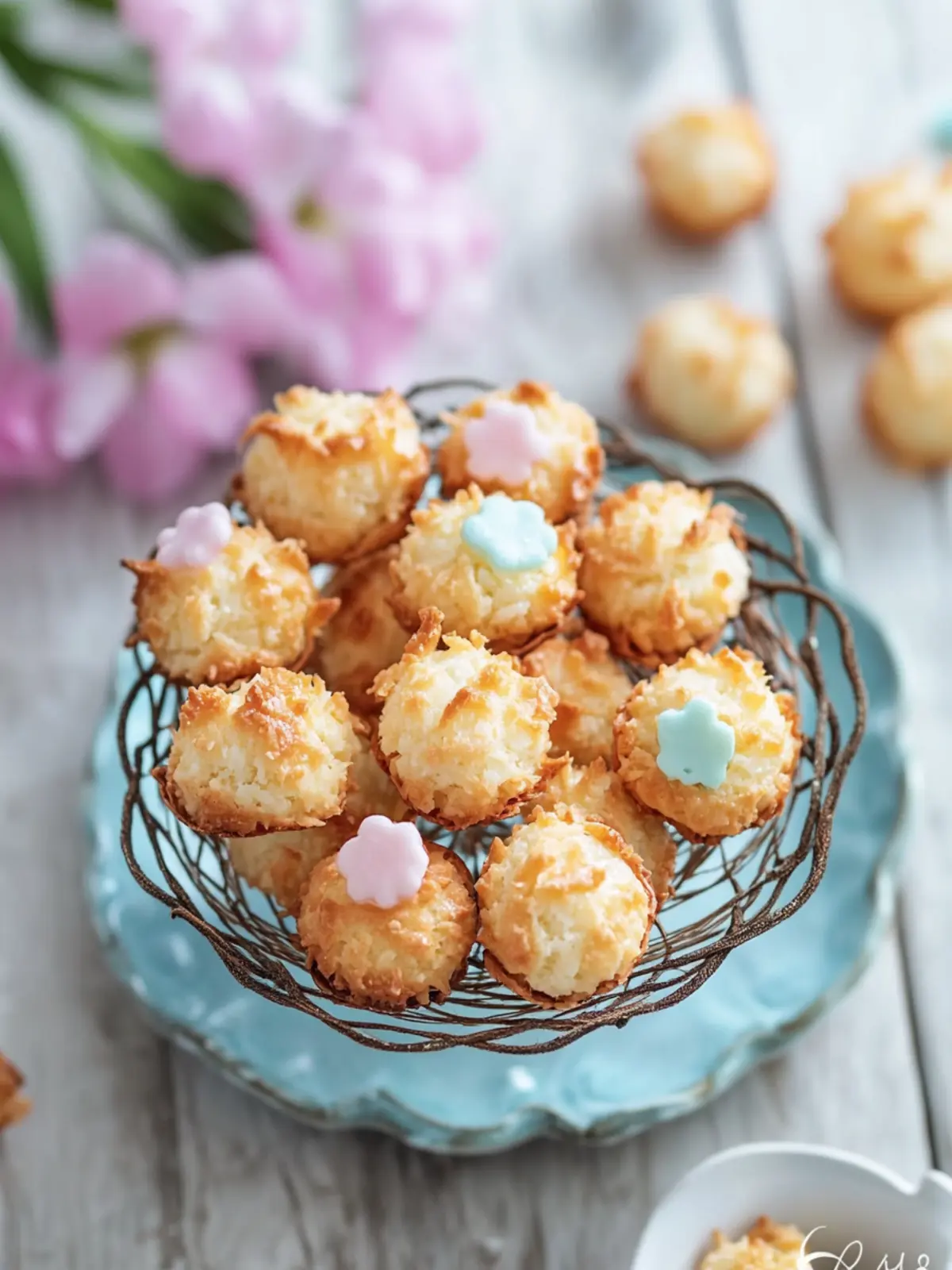 Coconut Macaroon Nests: An Easy Springtime Sweet Delight 3 Coconut Macaroon Nests