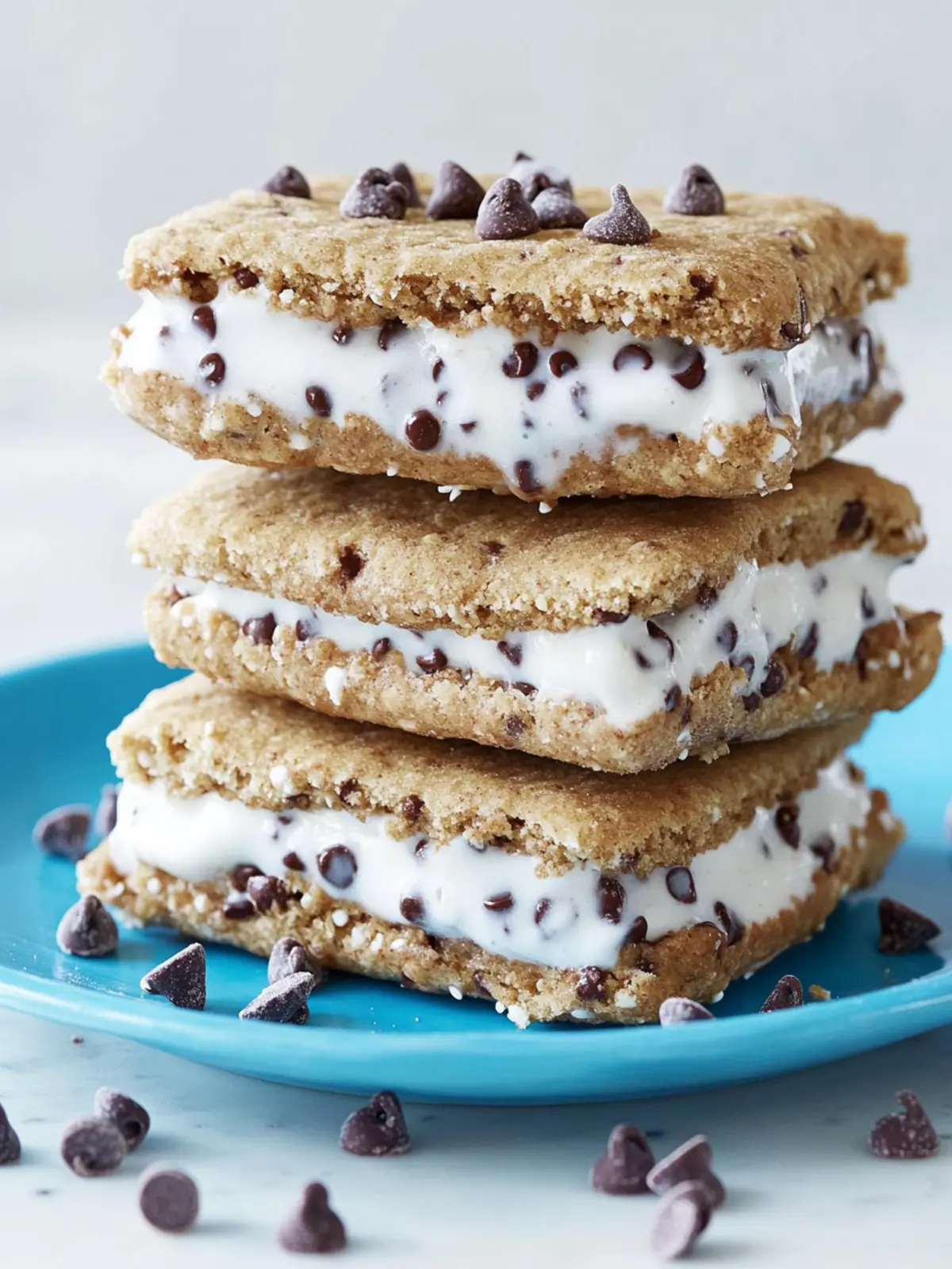 Skinny Chocolate Chip Fro-Yo Sandwiches You'll Love 4 Skinny Chocolate Chip Fro-Yo Sandwiches