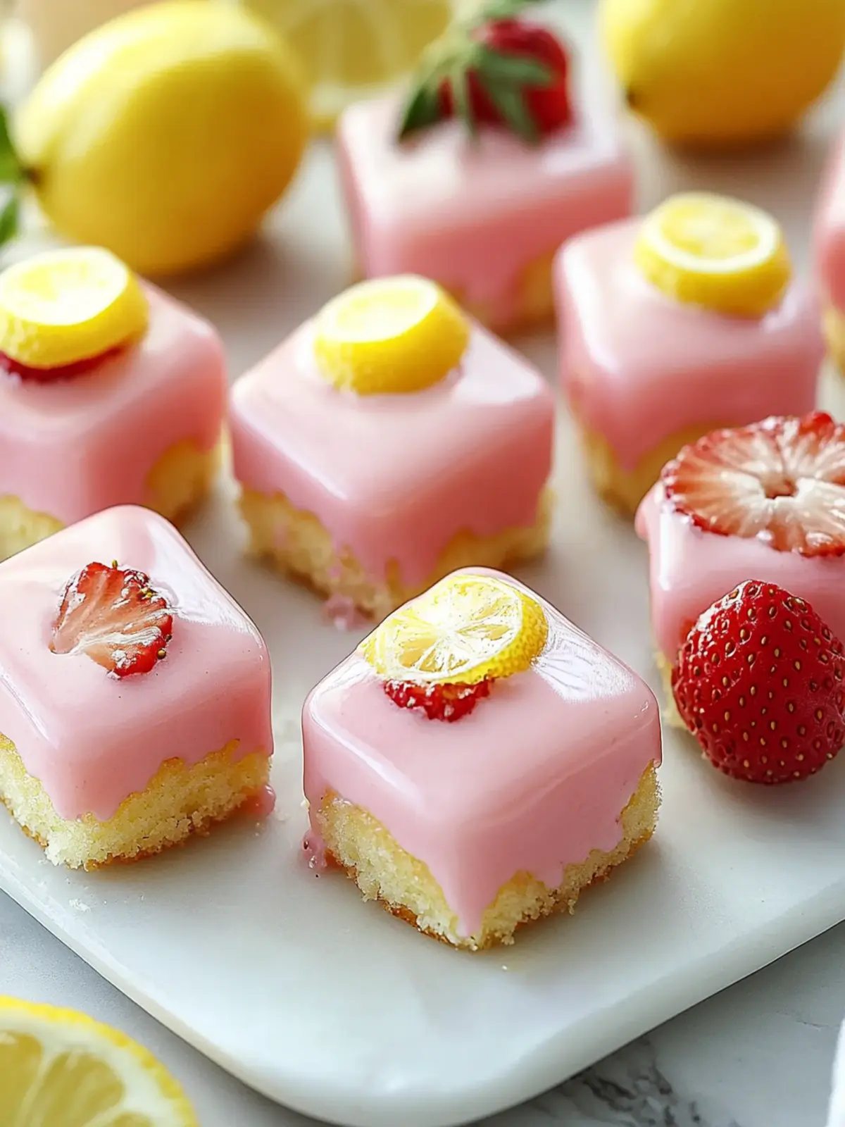 Sweetly Tangy Strawberry Lemonade Cake Bites for Summer Fun 3 Sweetly Tangy Strawberry Lemonade Cake Bites