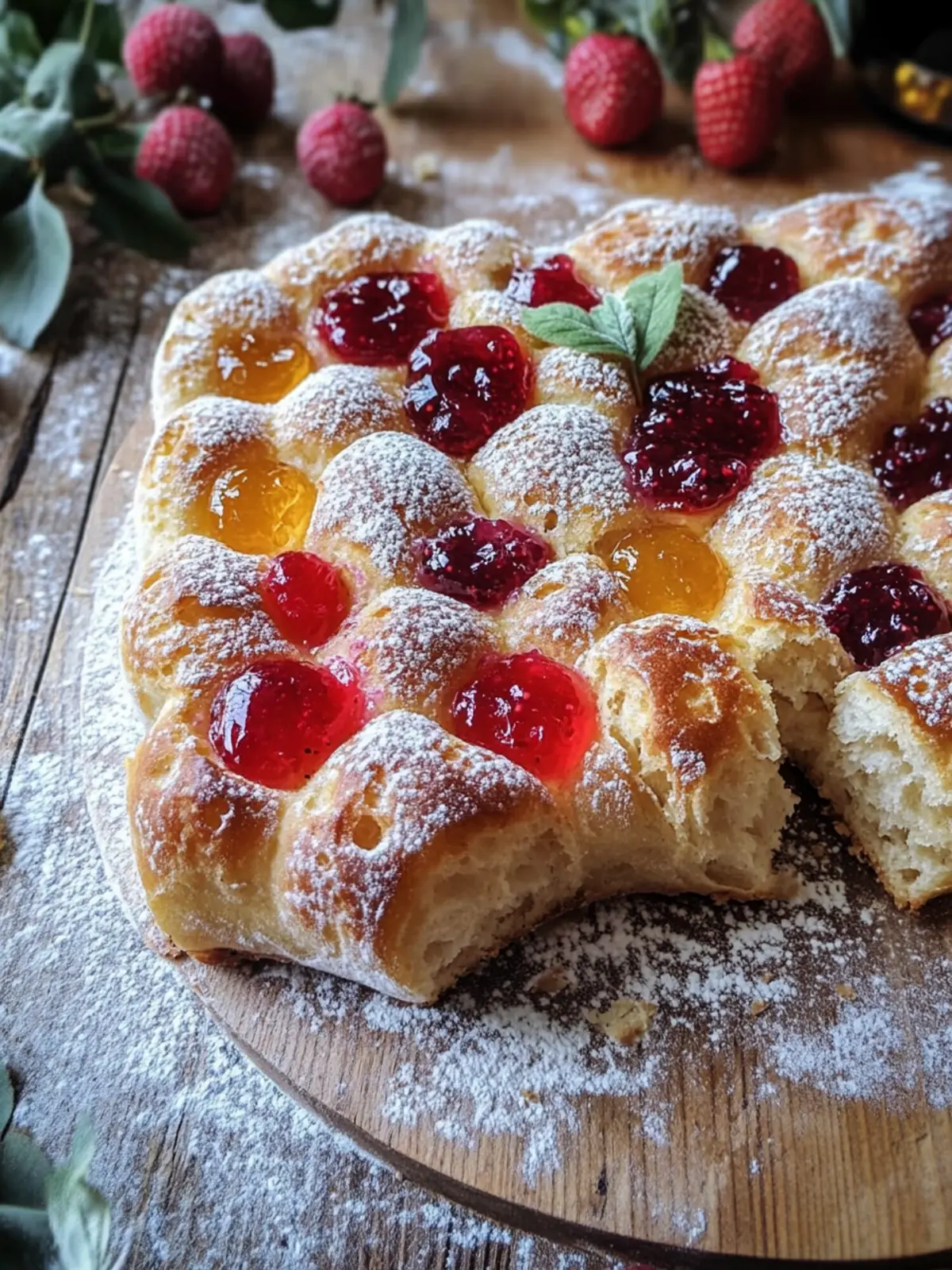 Quick Jam Donut Focaccia for Irresistible Weekend Mornings 4 Quick Jam Donut Focaccia