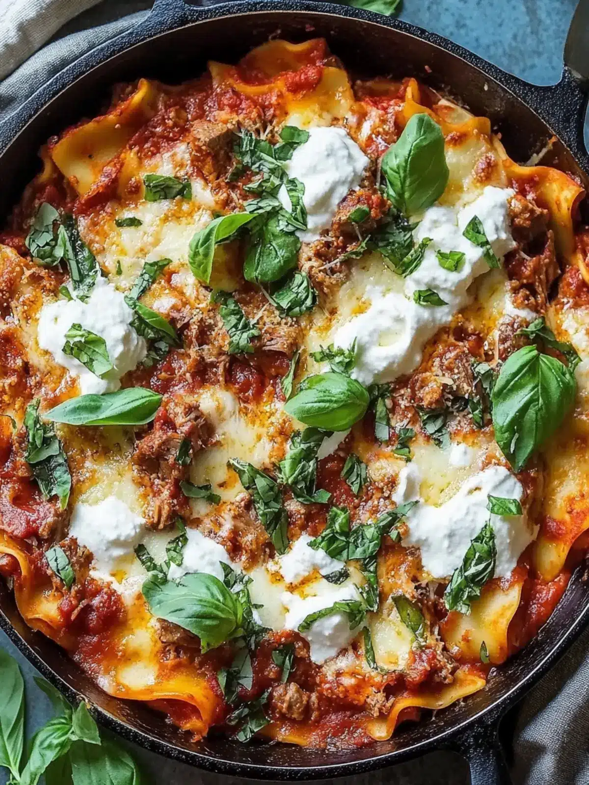 Harissa Lamb Skillet Lasagna: Your New Favorite One-Pan Meal 2 Harissa Lamb Skillet Lasagna