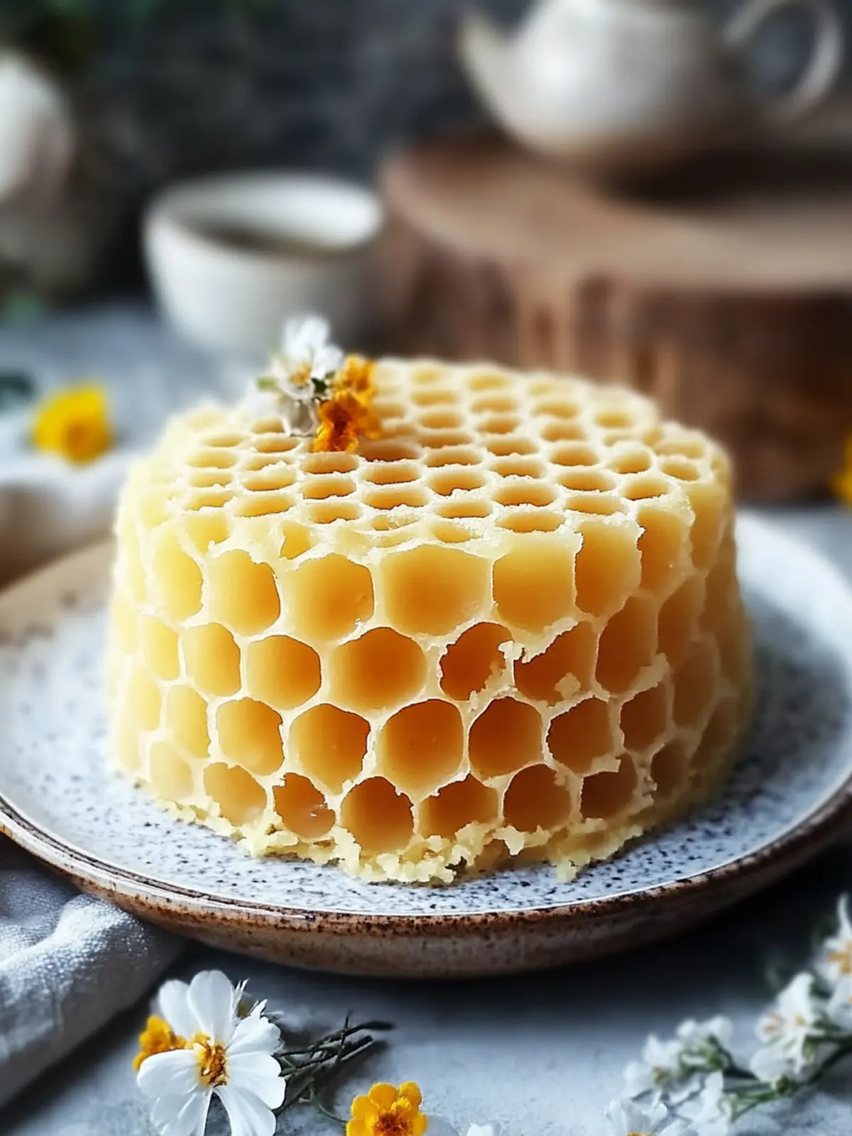Deliciously Light Steamed Vietnamese Honeycomb Cake Recipe 3 Steamed Vietnamese Honeycomb Cake