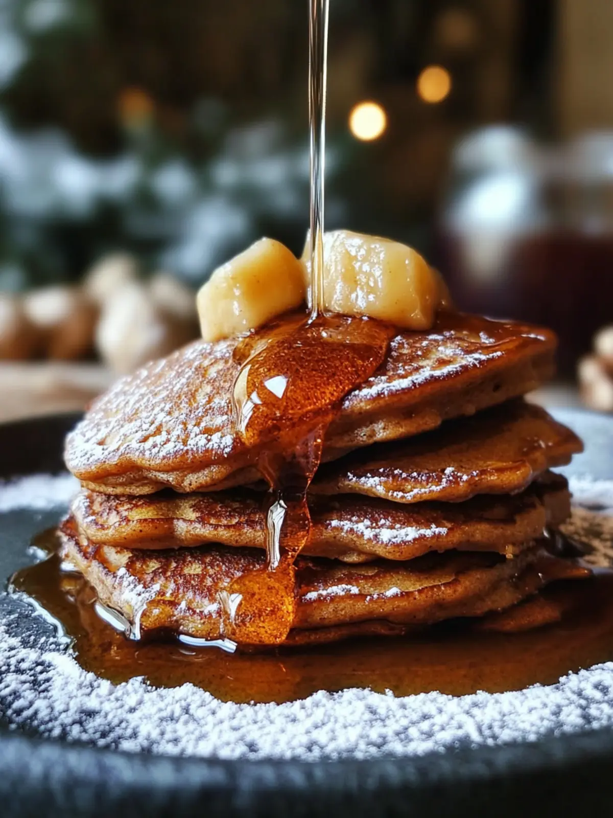 Gingerbread Pancakes With Spiced Syrup for Cozy Mornings 2 Gingerbread Pancakes With Spiced Syrup
