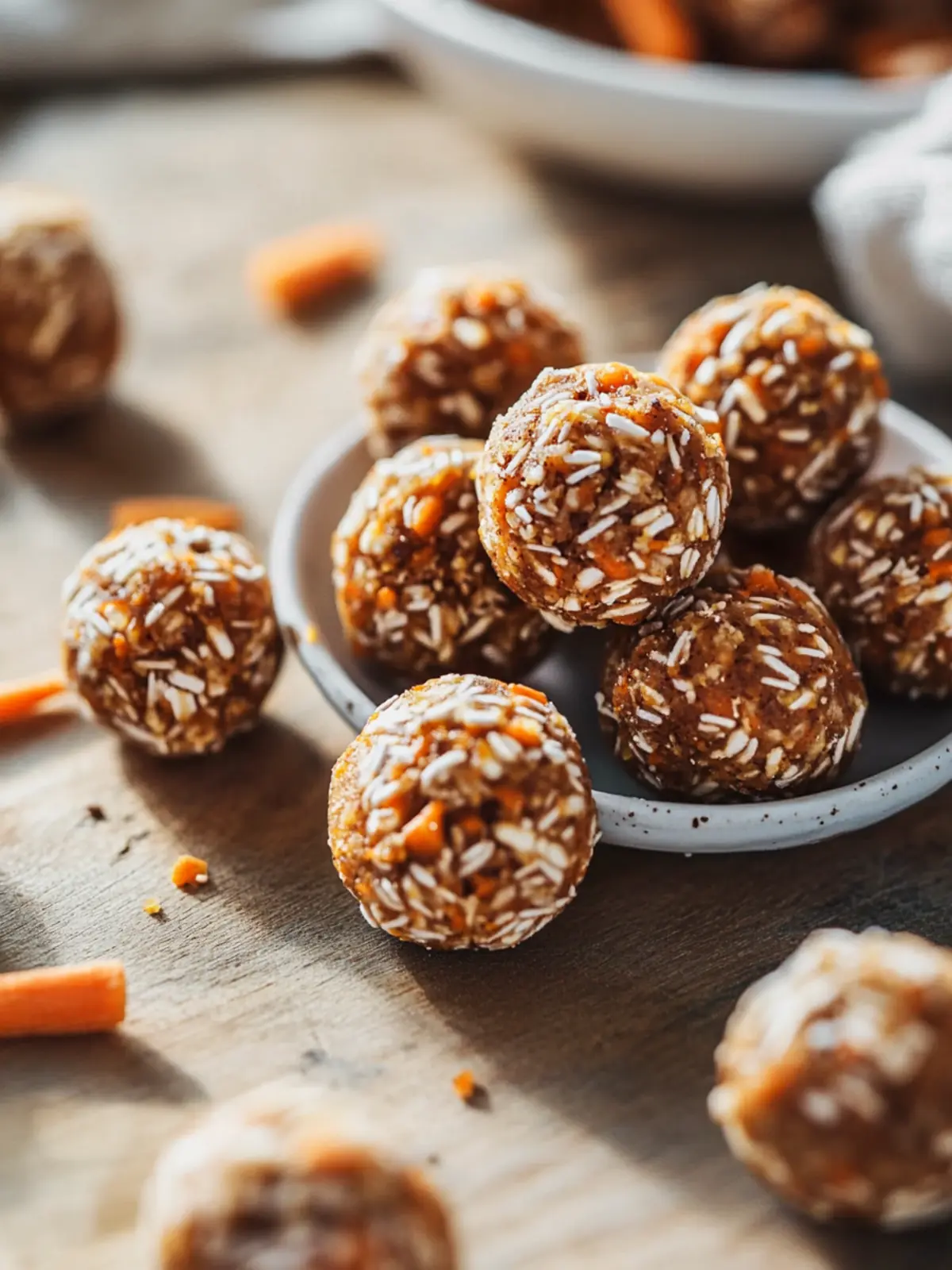 Carrot Cake Energy Bites: Your Guilt-Free Snack Joy! 3 Carrot Cake Energy Bites