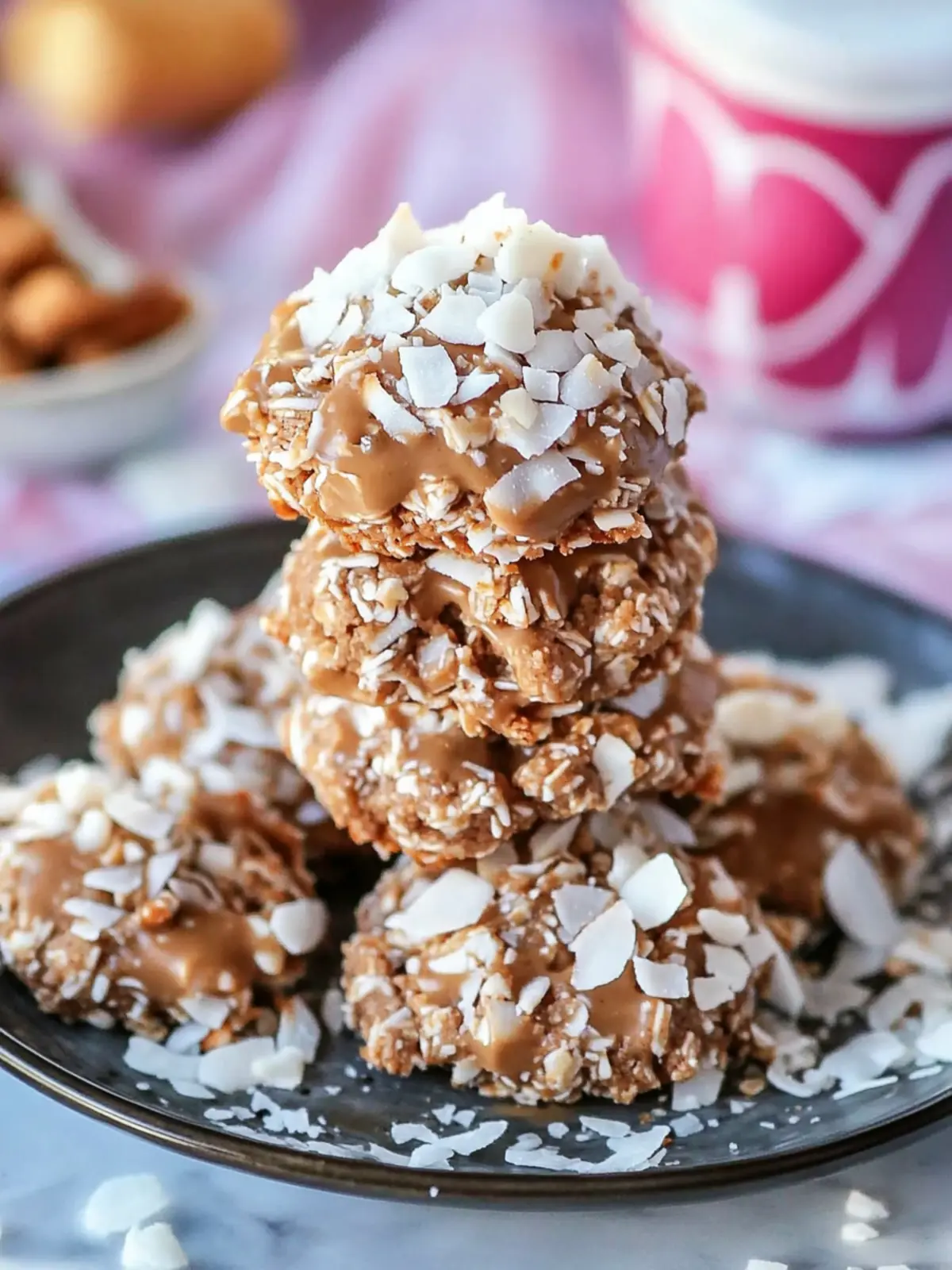 Peanut Butter No Bake Cookies with Coconut for Quick Delights 2 Peanut Butter No Bake Cookies with Coconut!