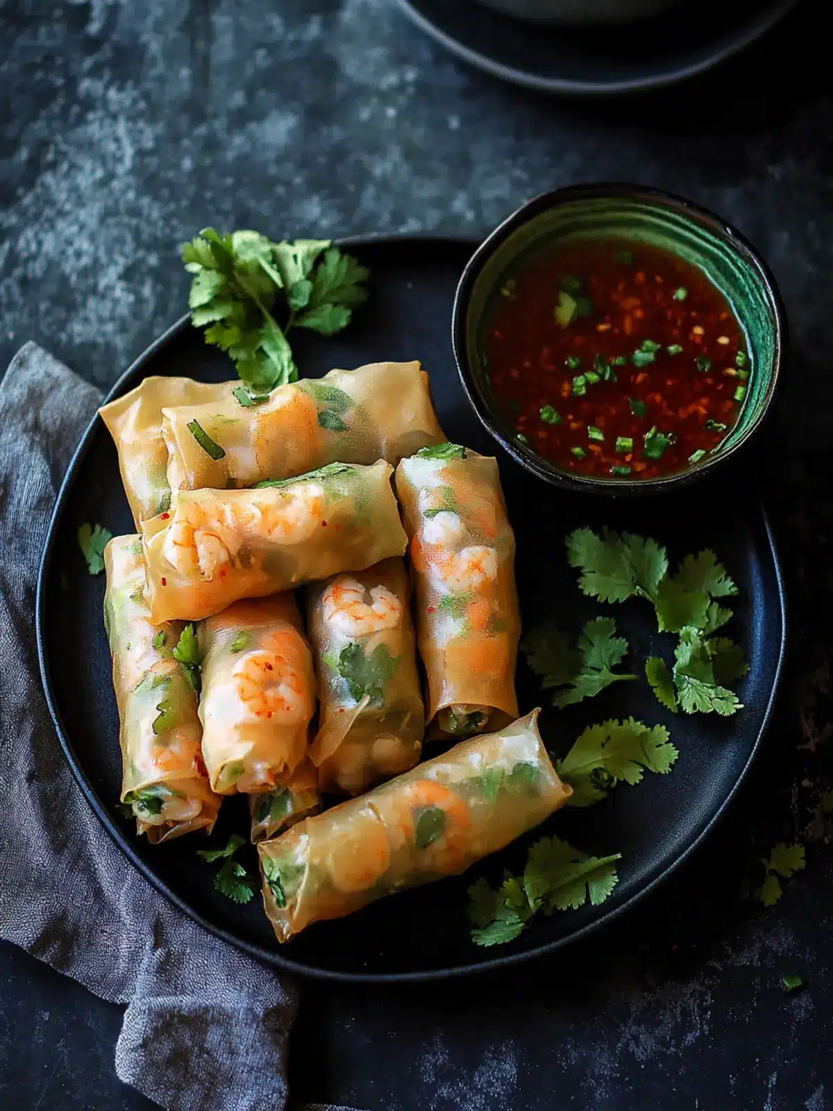 Crispy Chinese Shrimp Spring Rolls: A Fresh, Healthy Snack 4 Chinese Shrimp Spring Rolls