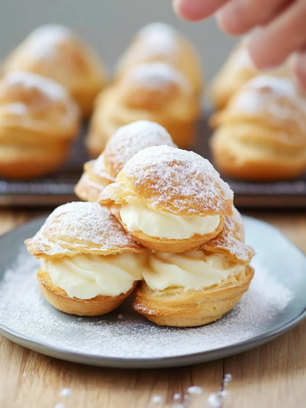Irresistible Homemade Cream Puffs for Effortless Entertaining 4 Homemade Cream Puffs
