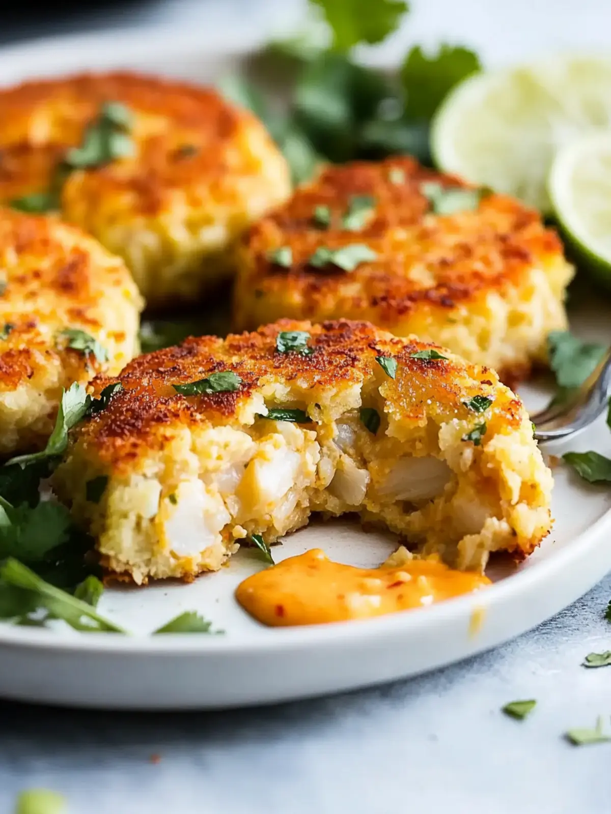 Try Baked Lump Crab Cakes with Red Pepper Chipotle Lime Sauce 4 Baked Lump Crab Cakes with Red Pepper Chipotle Lime Sauce