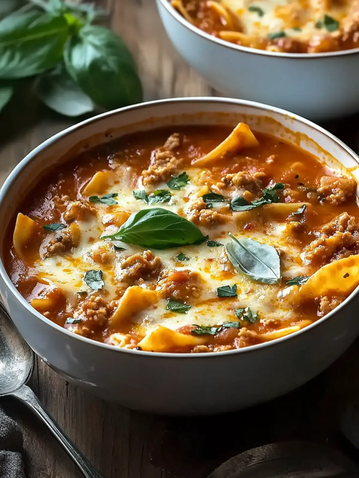 Hearty Lasagna Soup: A Cozy Twist on Italian Comfort Food 3 Lasagna Soup
