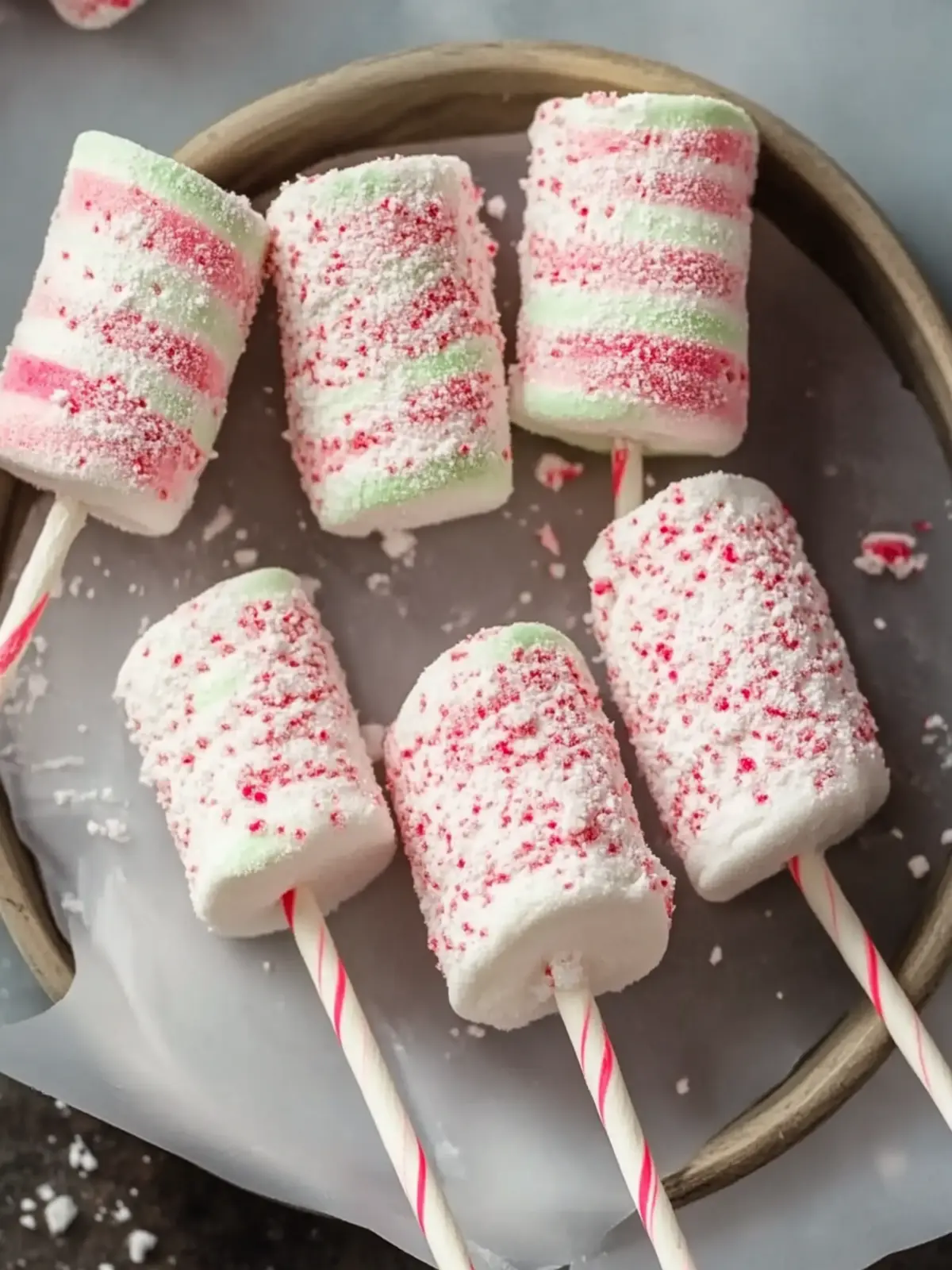 Delicious Peppermint Marshmallow Wands for Festive Fun 2 Peppermint Marshmallow Wands