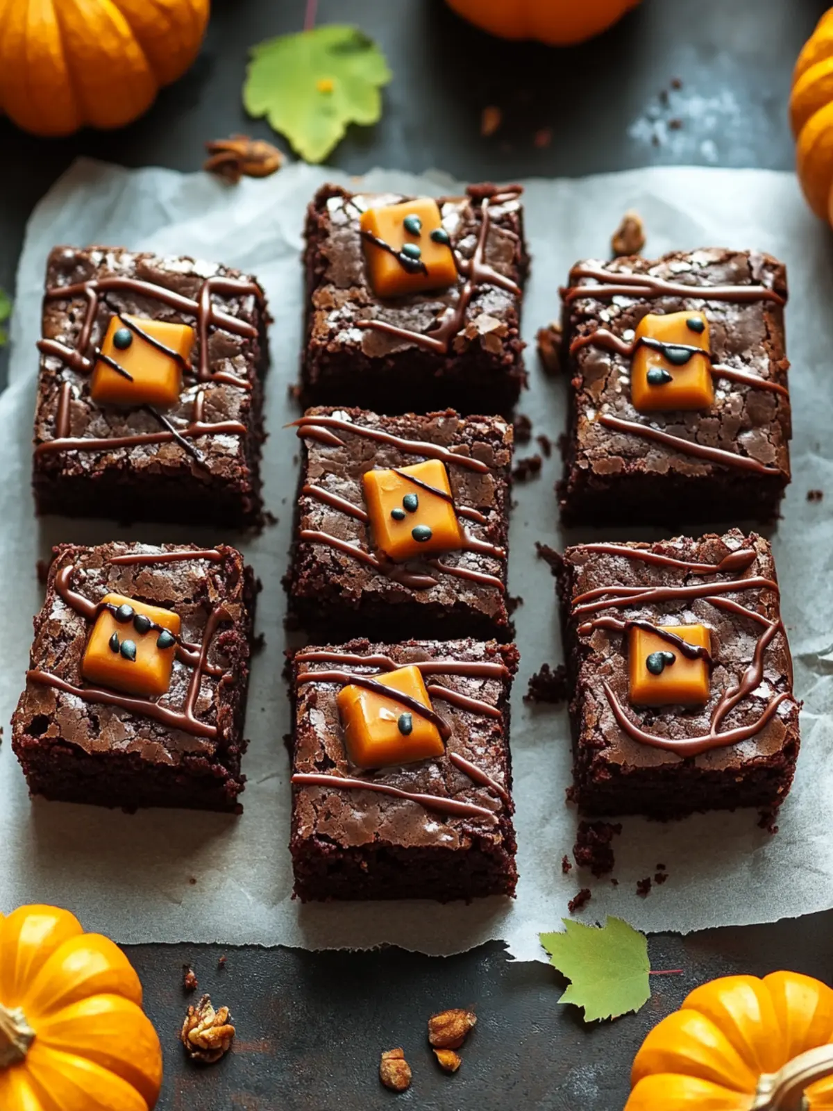 Pumpkin Patch Brownies: A Spooky Delight for Halloween Fun 4 Pumpkin Patch Brownies