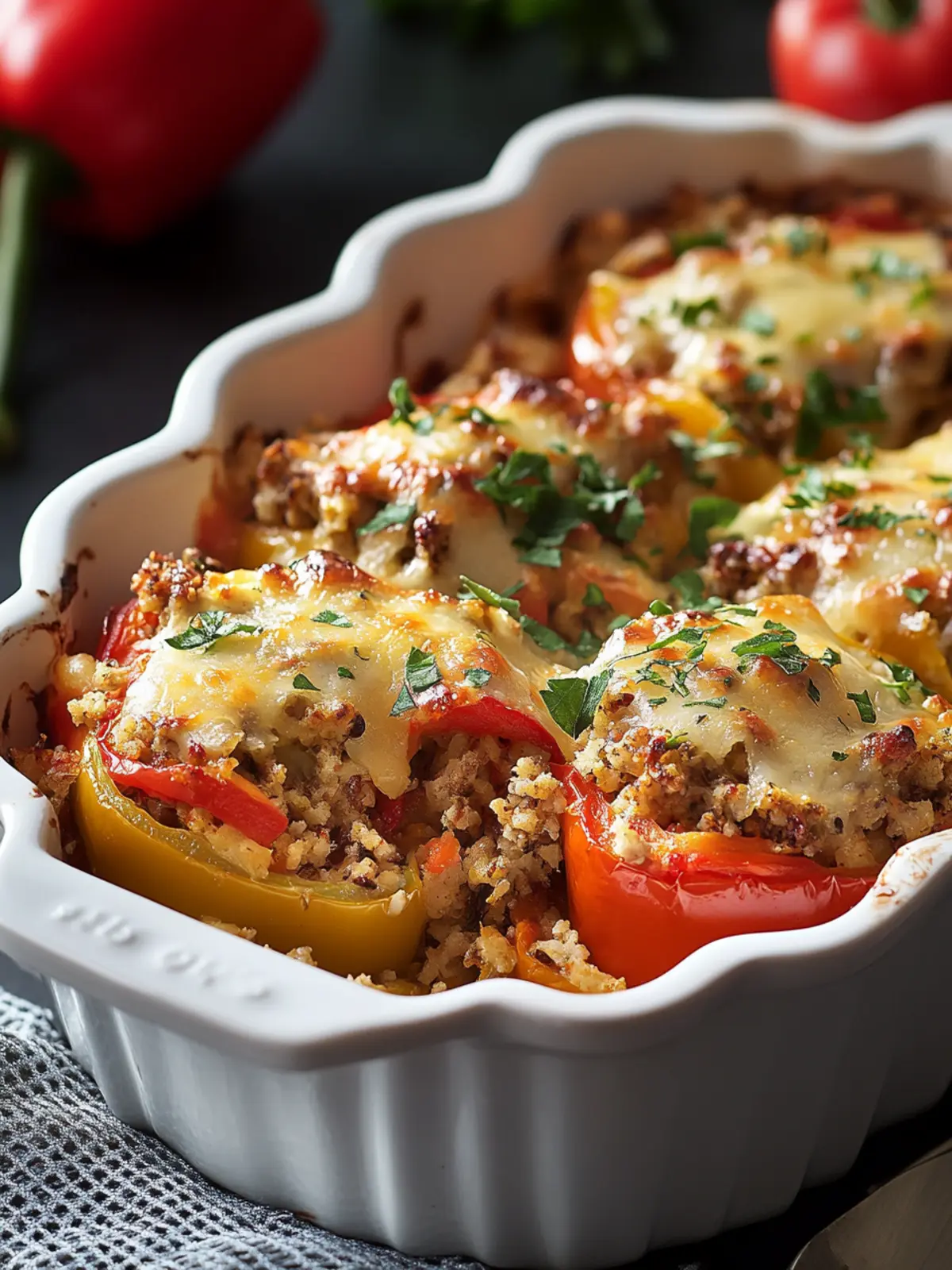 Stuffed Pepper Casserole: A Cozy, Veggie-Packed Favorite 2 Stuffed Pepper Casserole
