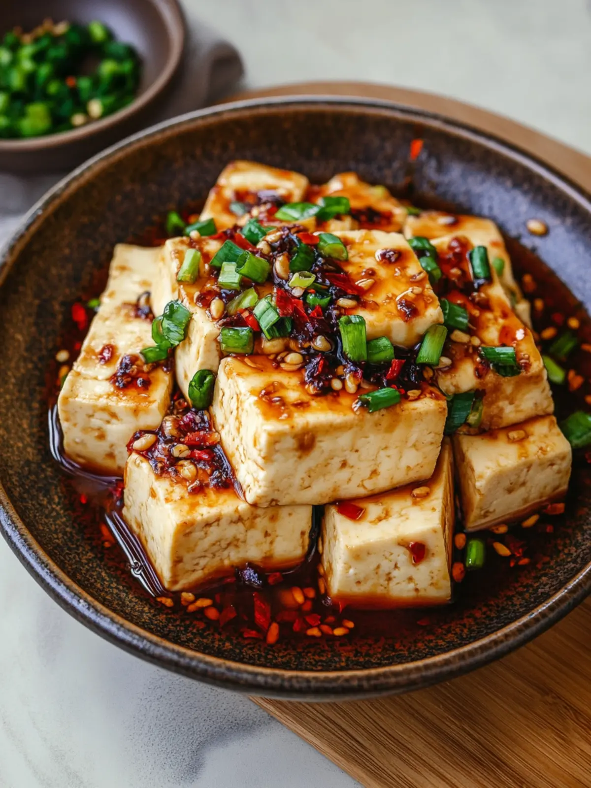 Spice Up Dinner: Easy Chili Garlic Silken Tofu Recipe 2 Chili Garlic Silken Tofu