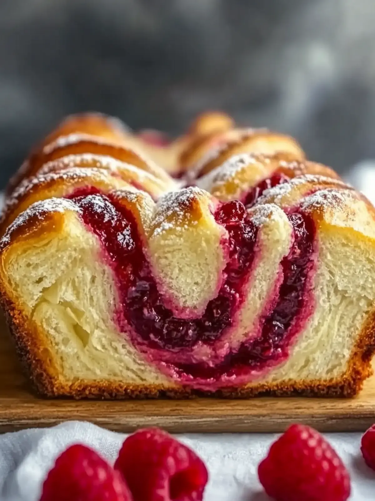 Raspberry Swirl Brioche Loaf: Your New Weekend Delight 2 Raspberry Swirl Brioche Loaf