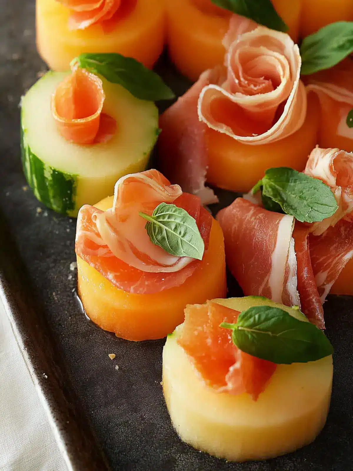 Savory Prosciutto and Melon Appetizers: A Refreshing Delight 4 Prosciutto and Melon Appetizers