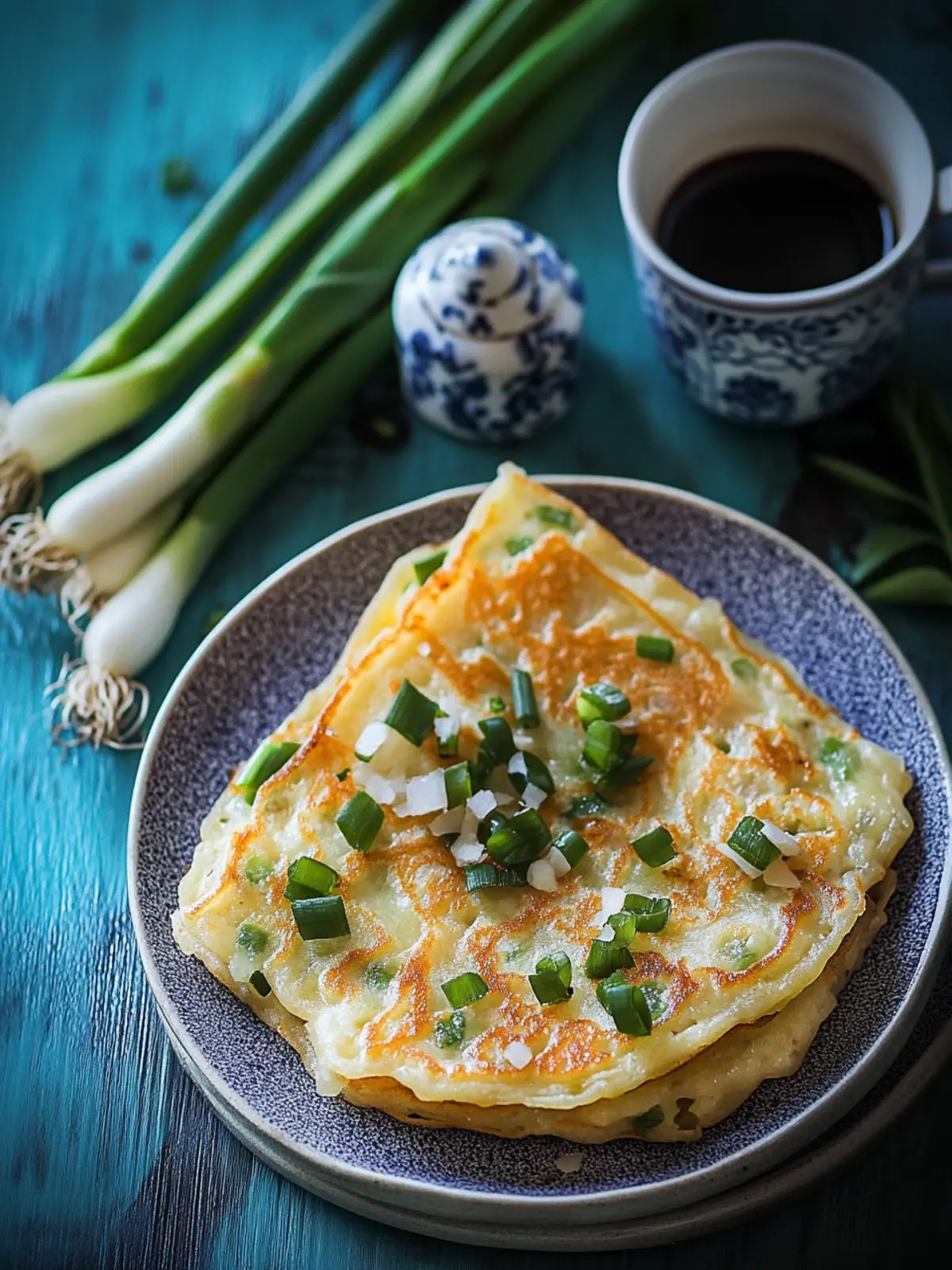Easy Spring Onion Pancake Recipe with Puff Pastry Delight 4 Spring Onion Pancake Recipe