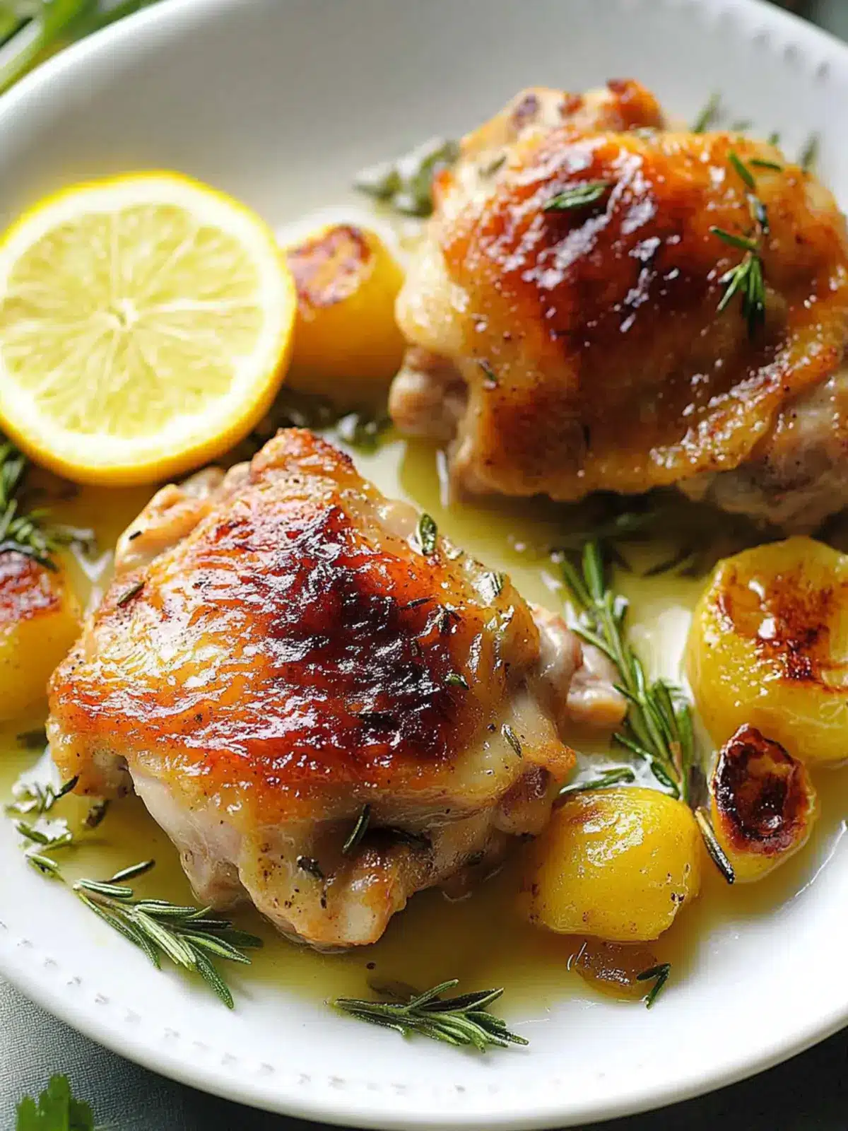 Savory Rosemary-Lemon Chicken Thighs Ready in 30 Minutes 3 Rosemary-Lemon Chicken Thighs