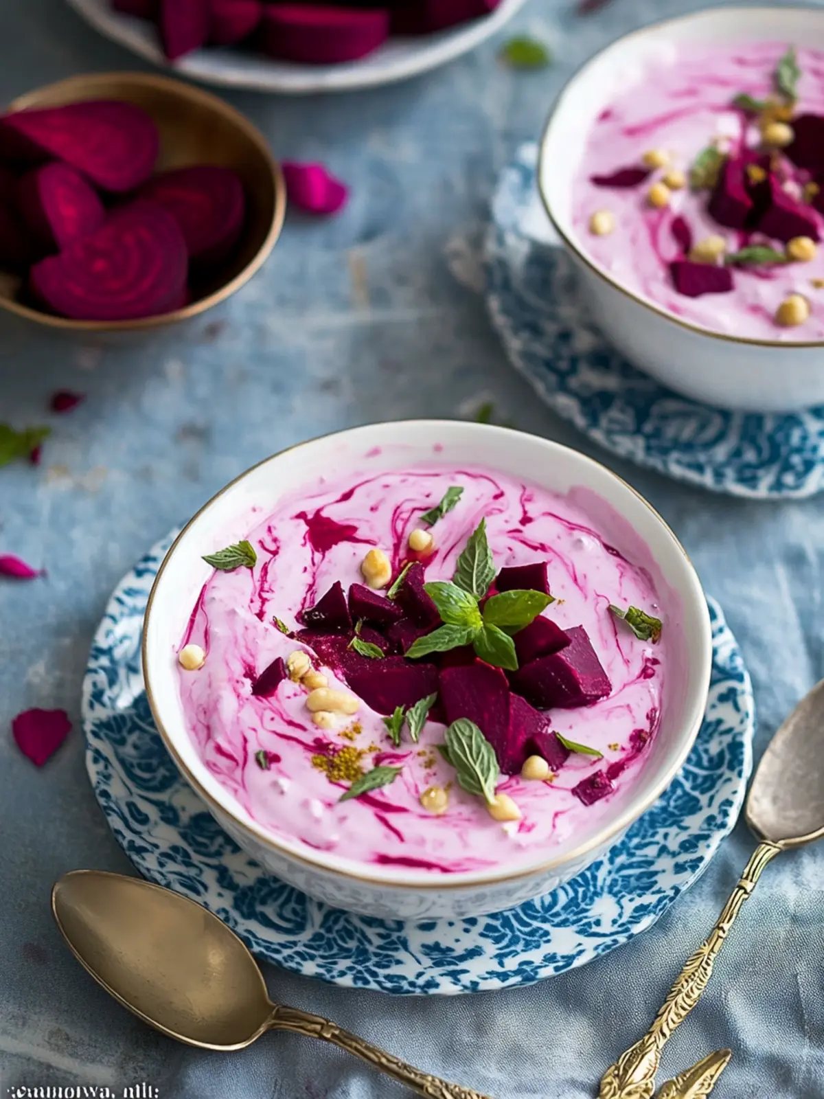 Borani Laboo Recipe: Irresistible Persian Yoghurt & Beetroot Dip 2 Borani Laboo (Persian Yoghurt with Beetroot Recipe)