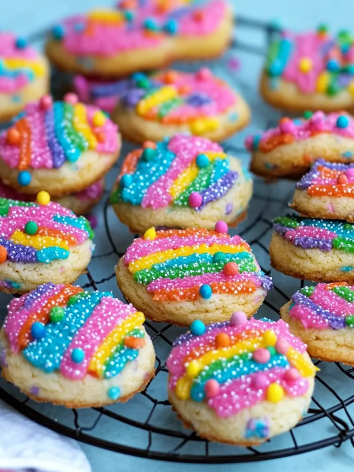 Deliciously Colorful Piñata Cookies for Your Festive Celebrations 2 Piñata Cookies