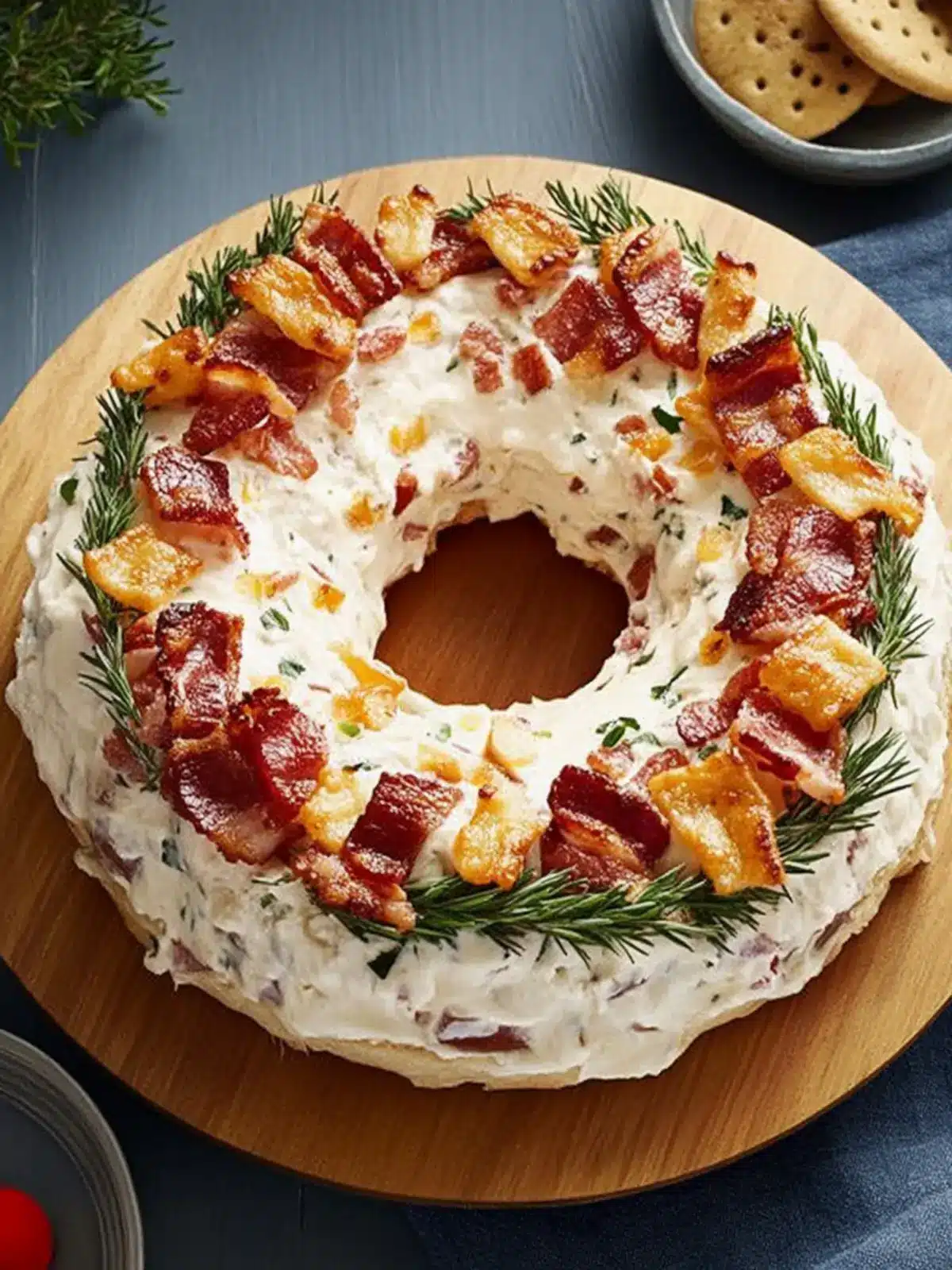 Bacon Cheese Wreath: A Festive Must-Make for Gatherings 3 Bacon Cheese Wreath