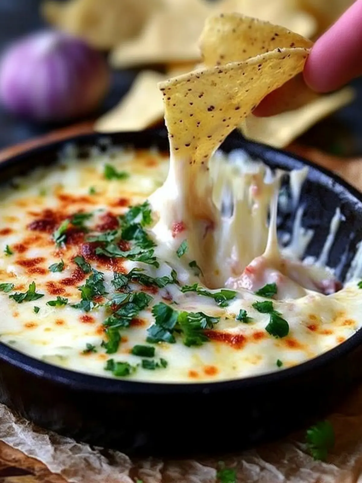 Gooey Queso Fundido Dip with Goat Cheese in 10 Minutes 4 Queso Fundido Dip
