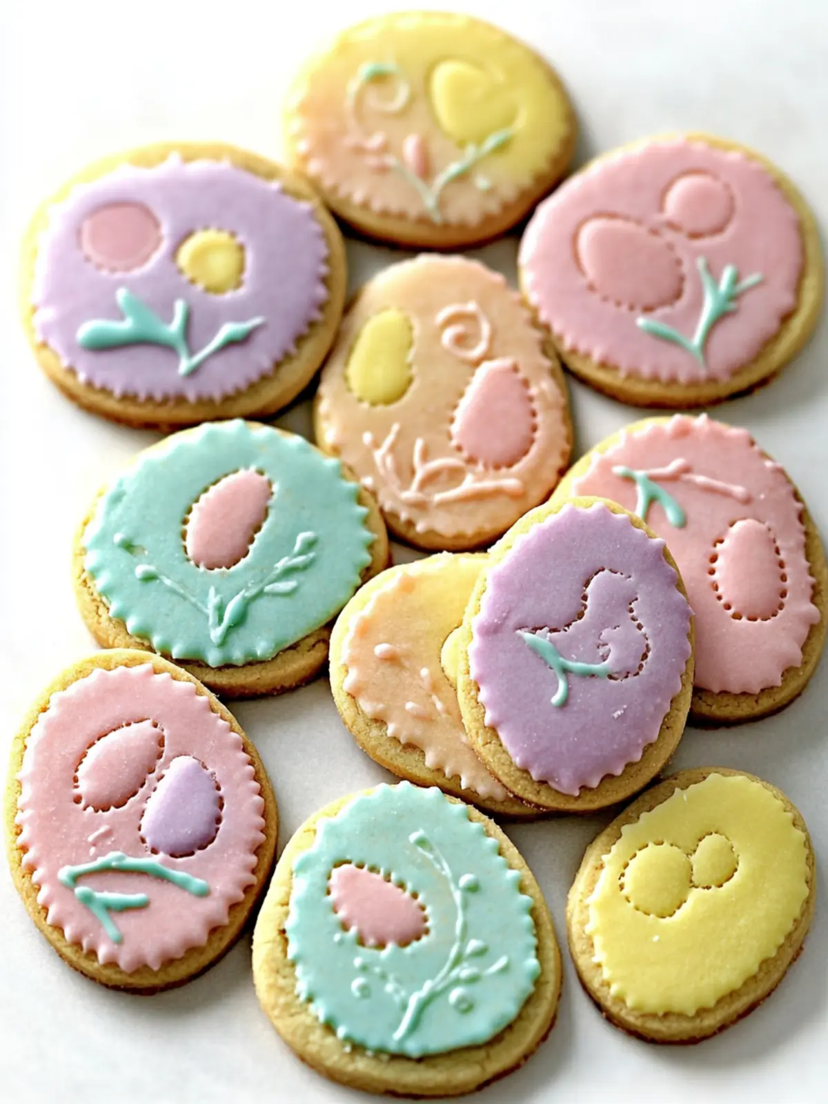 Easter Cutout Shortbread Cookies for a Colorful Celebration 3 Easter Cutout Shortbread Cookies