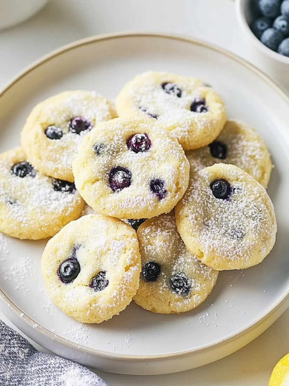 Delicious Lemon Blueberry Cookies That Brighten Your Day 3 Lemon Blueberry Cookies