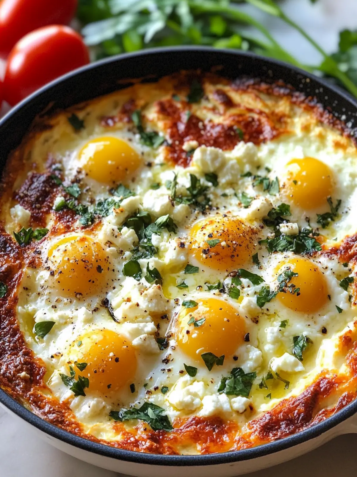 Baked Feta Eggs A Creamy Mediterranean Breakfast Delight 4 Baked Feta Eggs
