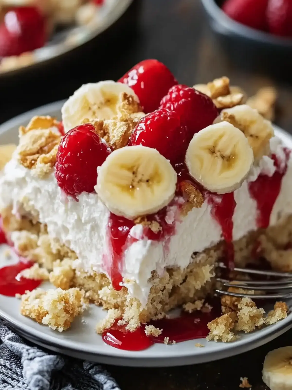 Delightful Banana Split Dump Cake for Easy Family Desserts 3 Banana Split Dump Cake