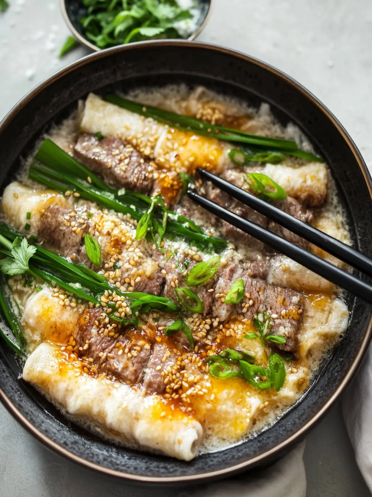 Savory Enoki Mushroom Beef Rolls in Just 20 Minutes! 4 Enoki Mushroom Beef Rolls