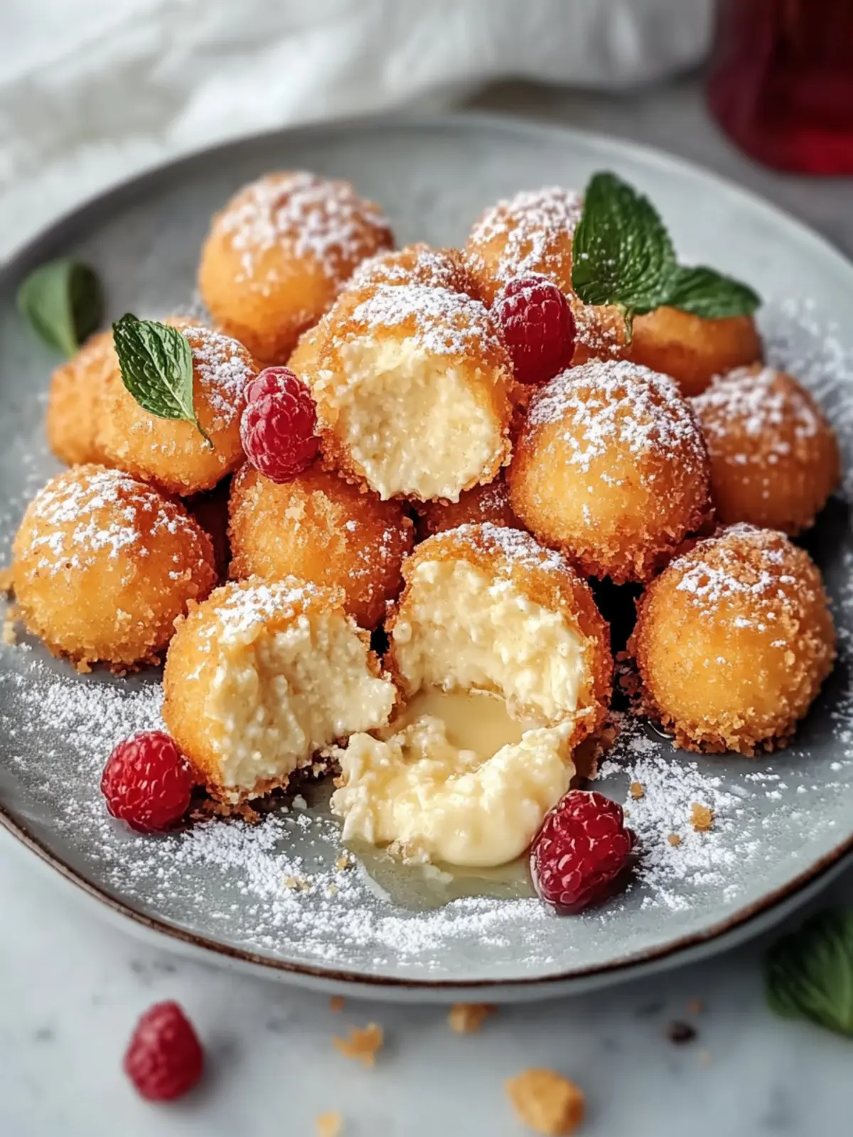 Crispy Fried Cheesecake Bites: The Ultimate Dessert Delight 2 Crispy Fried Cheesecake Bites