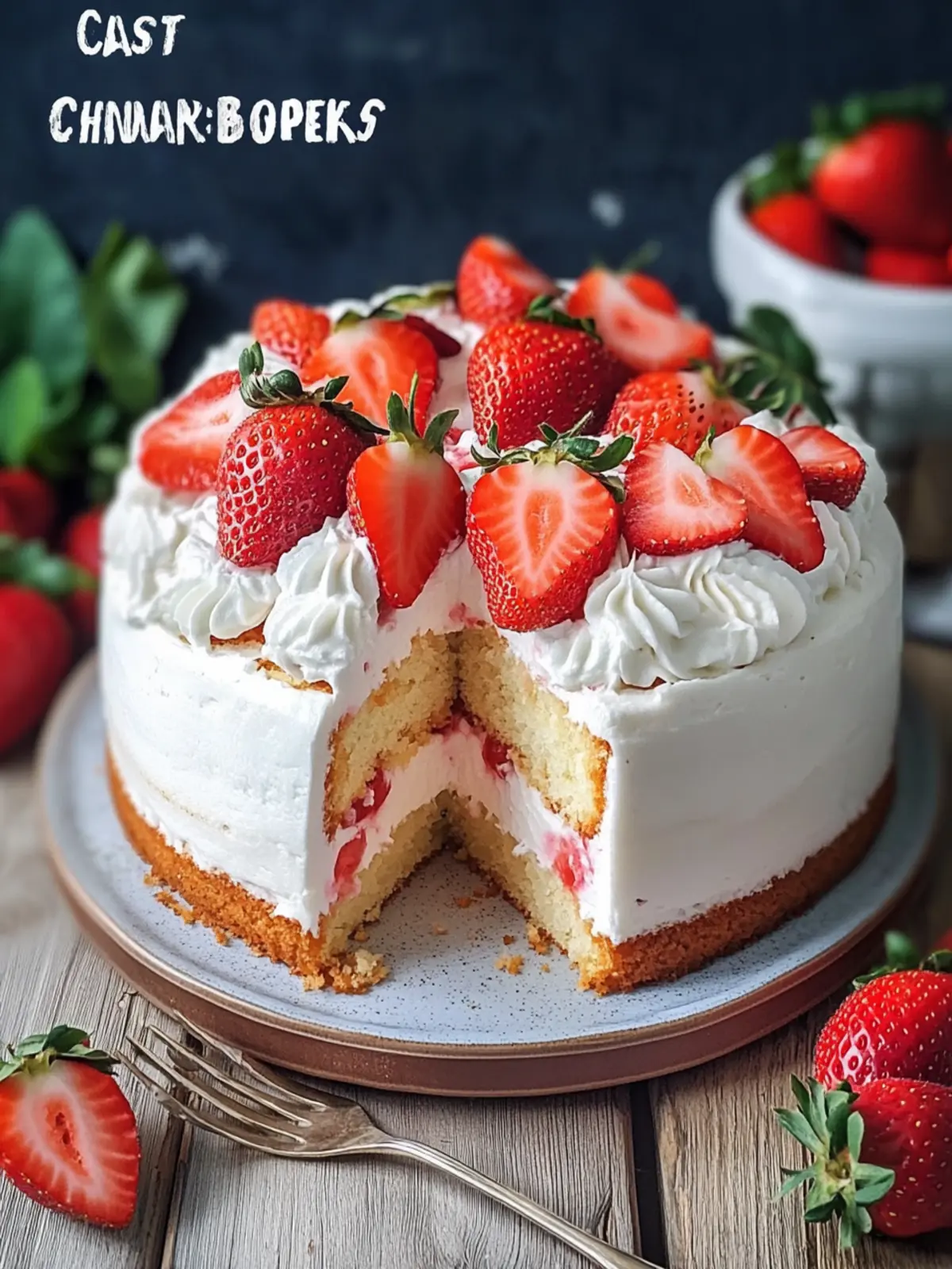 Delightful Strawberry Cream Chiffon Cake for Fluffy Indulgence 3 Strawberry Cream Chiffon Cake