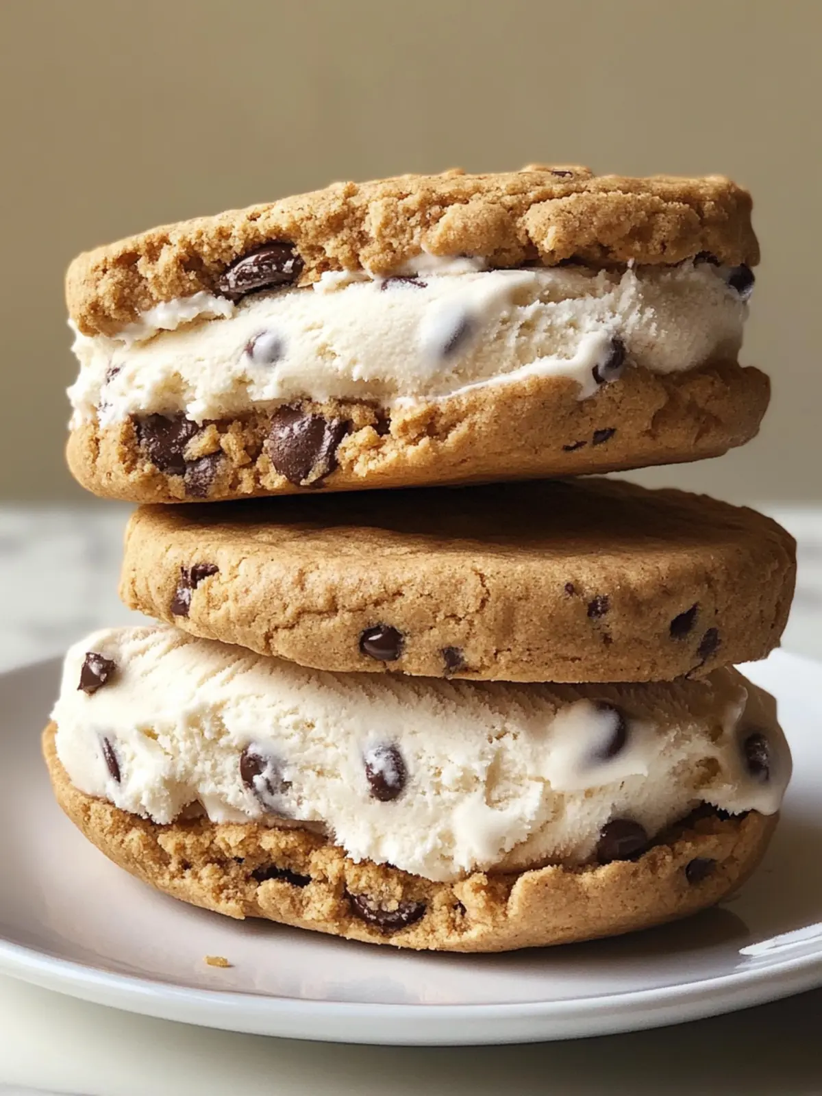 Ultimate Cookie Dough Ice Cream Sandwiches for Summer Bliss 2 Cookie Dough Ice Cream Sandwiches