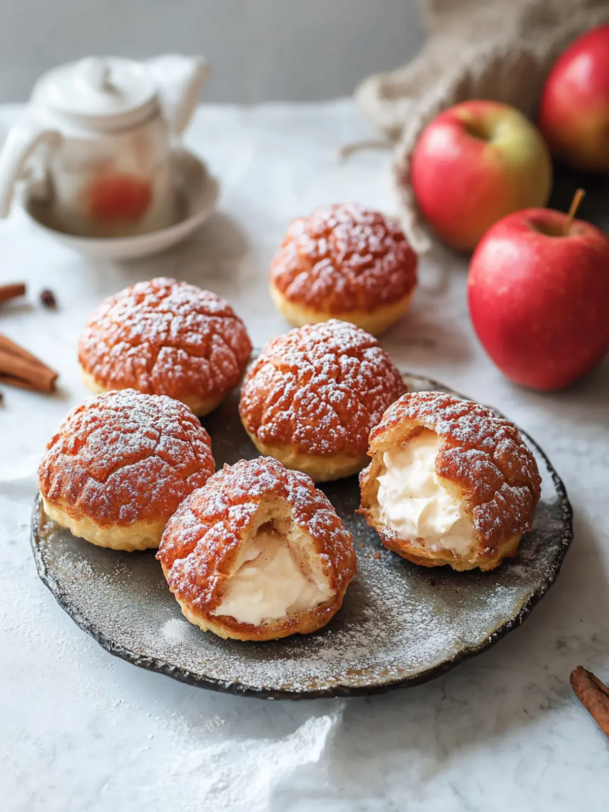 Cinnamon Apple Cream Puffs That Wow Every Dessert Lover 3 Cinnamon Apple Cream Puffs