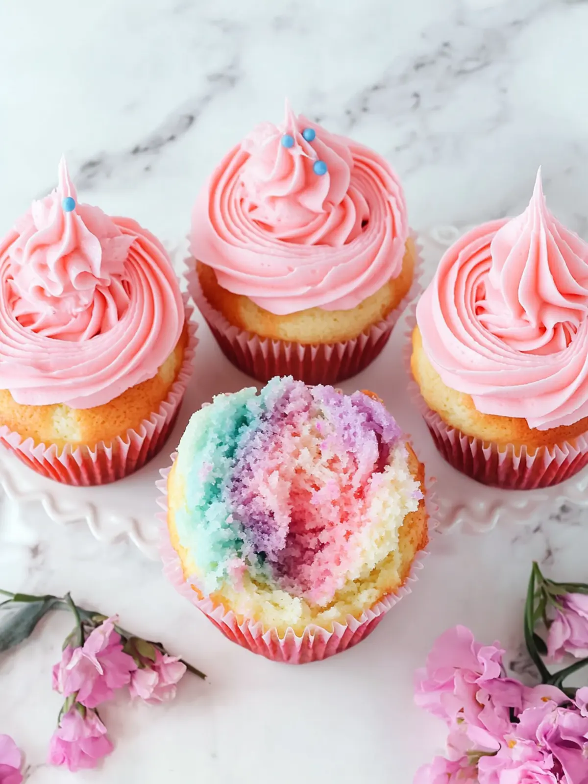 Delicious Marble Cupcakes for Every Sweet Celebration! 2 Marble Cupcakes