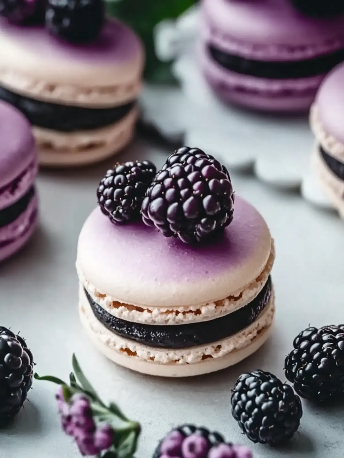 Delectable Blackberry Macarons for an Elegant Dessert Night 4 Delectable Blackberry Macarons for an Elegant Dessert Night