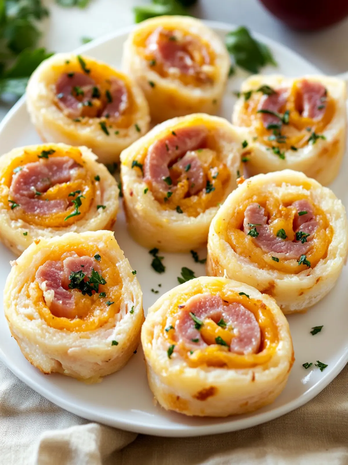 Easter Ham and Cheddar Pinwheels: Fun, Easy Appetizers to Wow Guests 3 Easter Ham and Cheddar Pinwheels