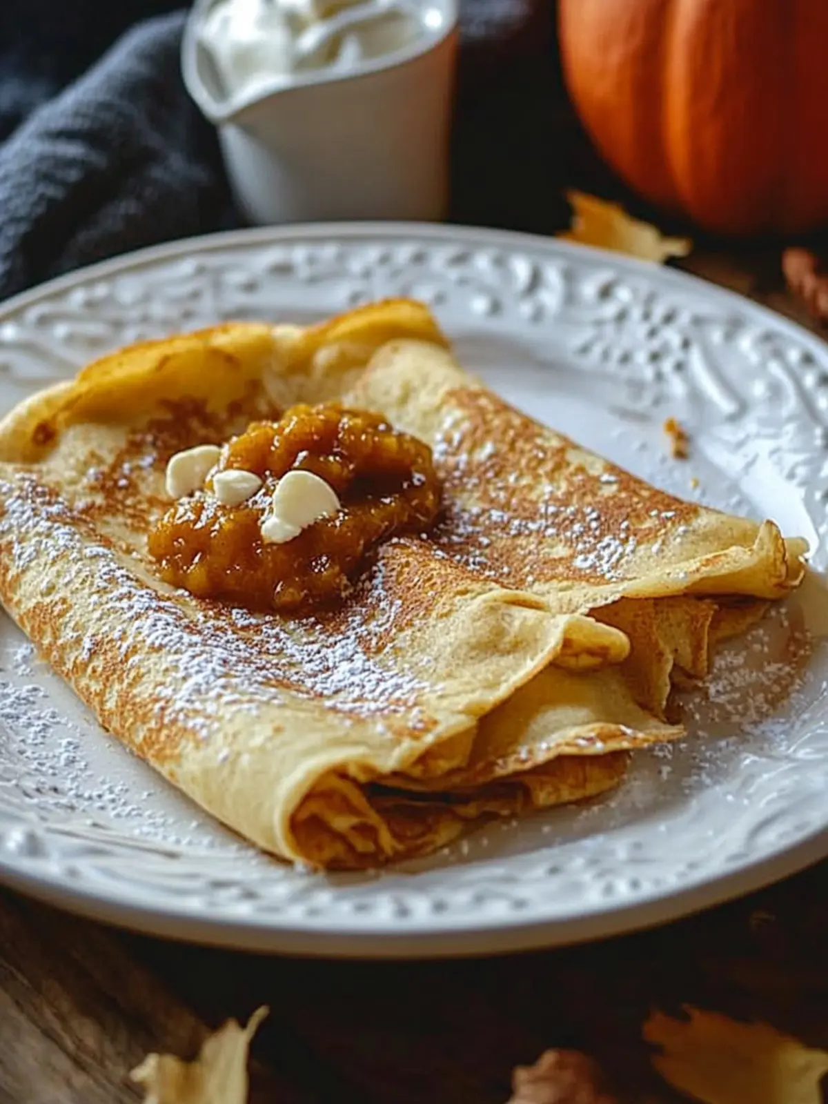 Delicious Pumpkin Spiced Crepes with Pumpkin Butter Bliss 3 Pumpkin Spiced Crepes with Pumpkin Butter