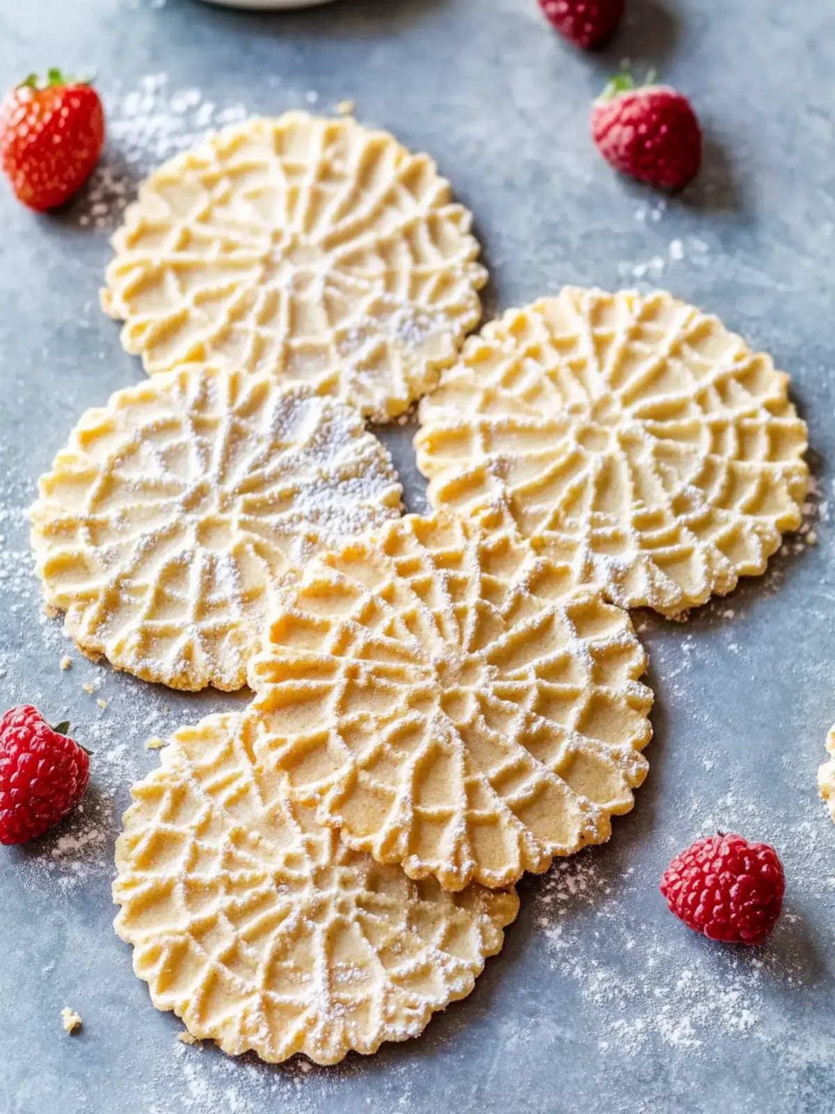 Lighter Pizzelle Cookies: Irresistibly Crispy & Guilt-Free 3 Pizzelle Cookies