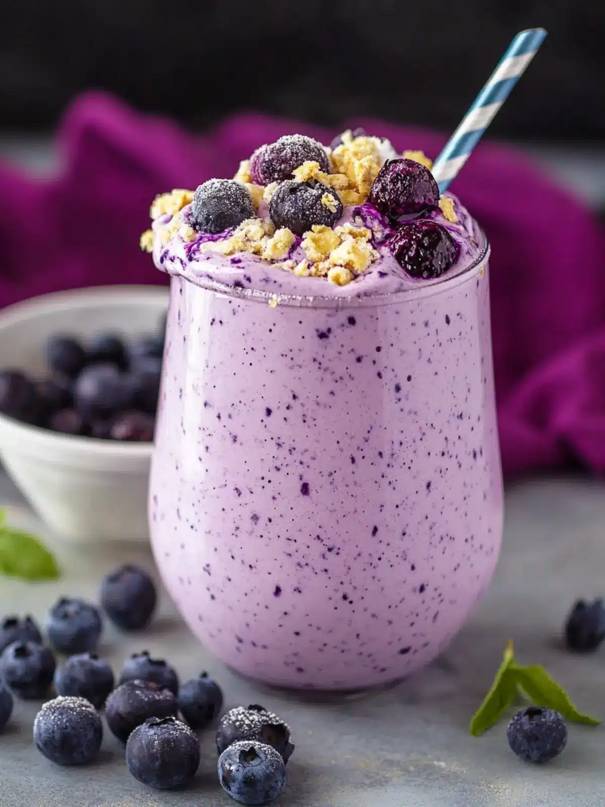 Delicious Easy Blueberry Pie Milkshake in 5 Minutes! 3 Easy Blueberry Pie Milkshake