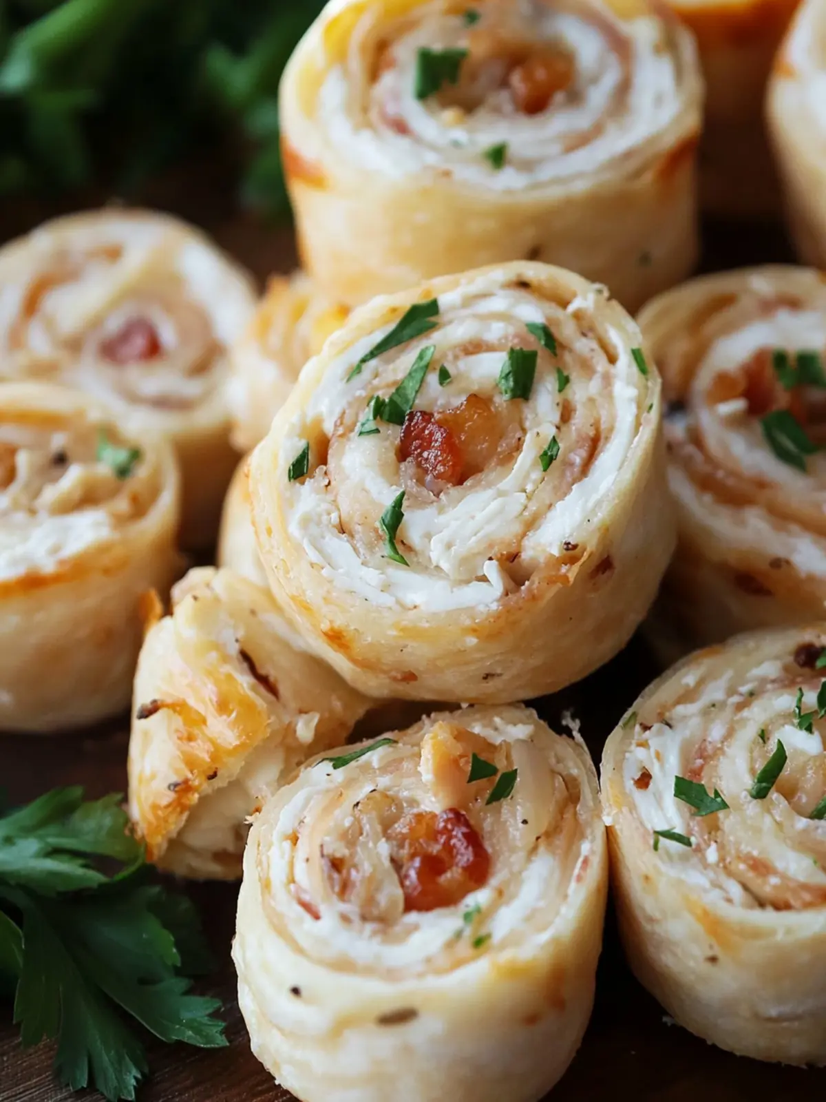 Irresistible Chicken Bacon Ranch Pinwheels for Your Next Party 2 Chicken Bacon Ranch Pinwheels