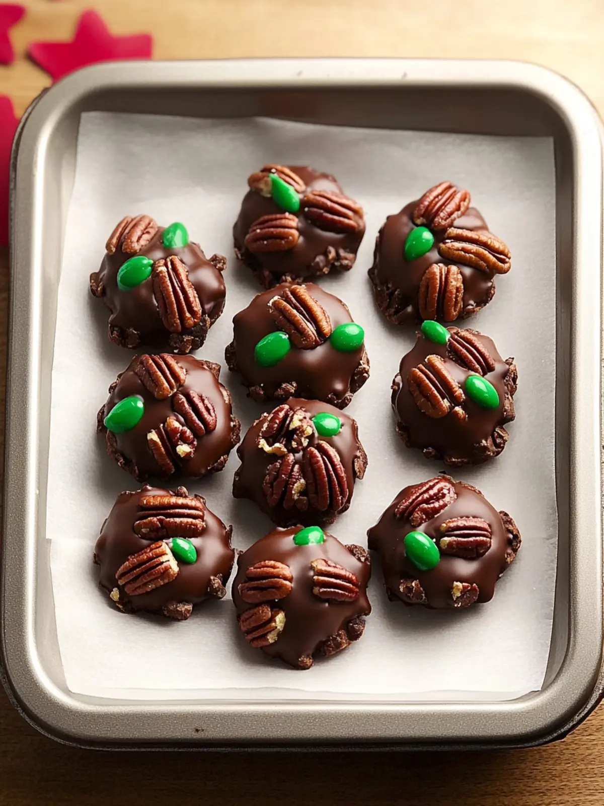 Decadent Chocolate Pecan Holiday Turtles in 30 Minutes 2 Chocolate Pecan Holiday Turtles