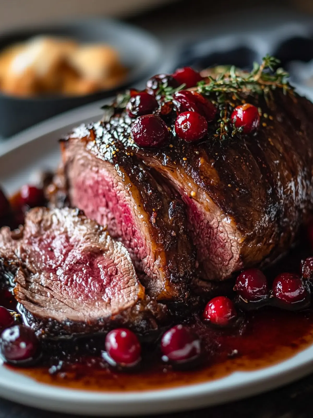 Sweet & Savory Cranberry Balsamic Roast Beef Delight 3 Cranberry Balsamic Roast Beef