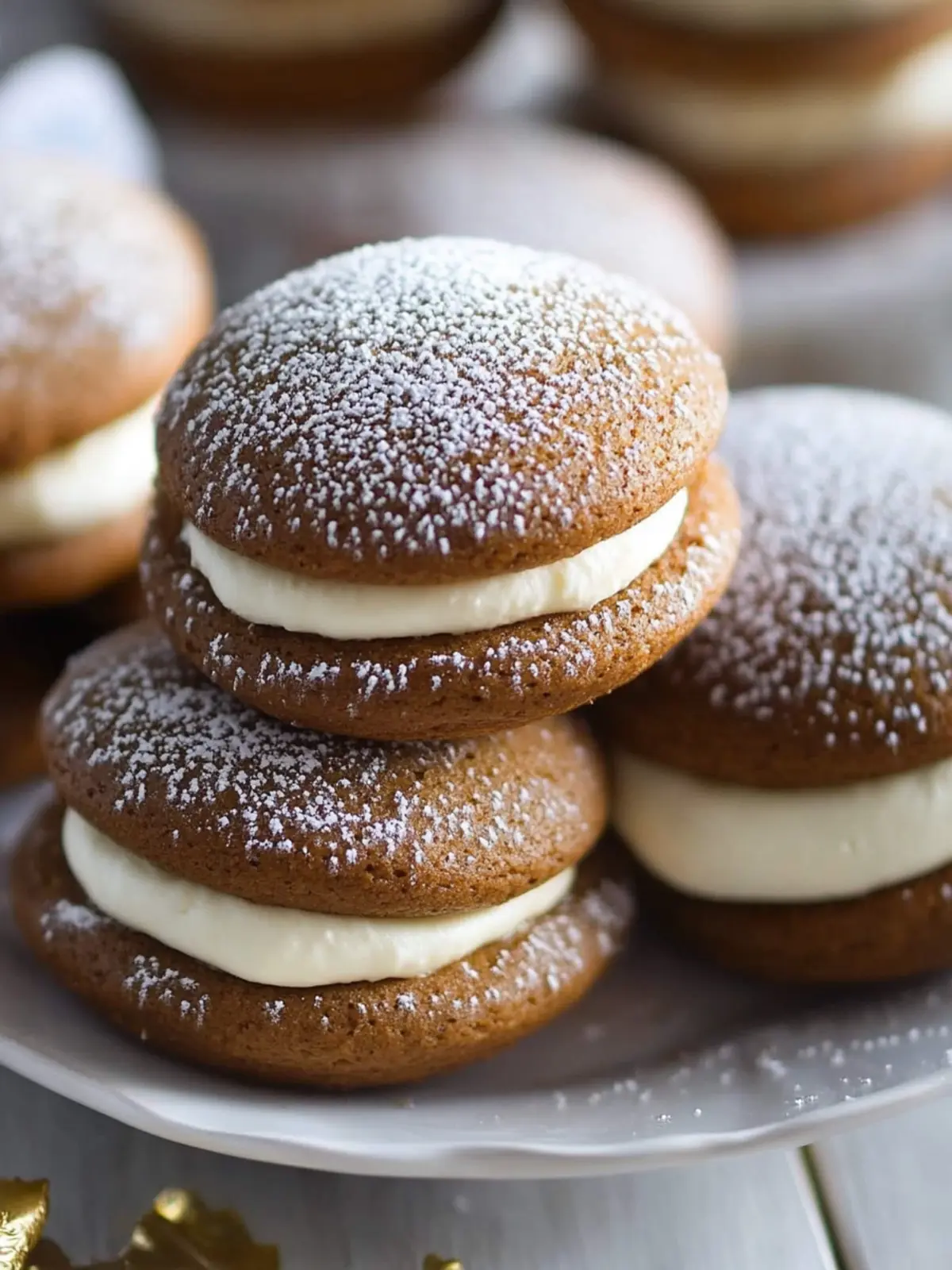 Gingerbread Whoopie Pies: A Festive Holiday Delight 3 Gingerbread Whoopie Pies