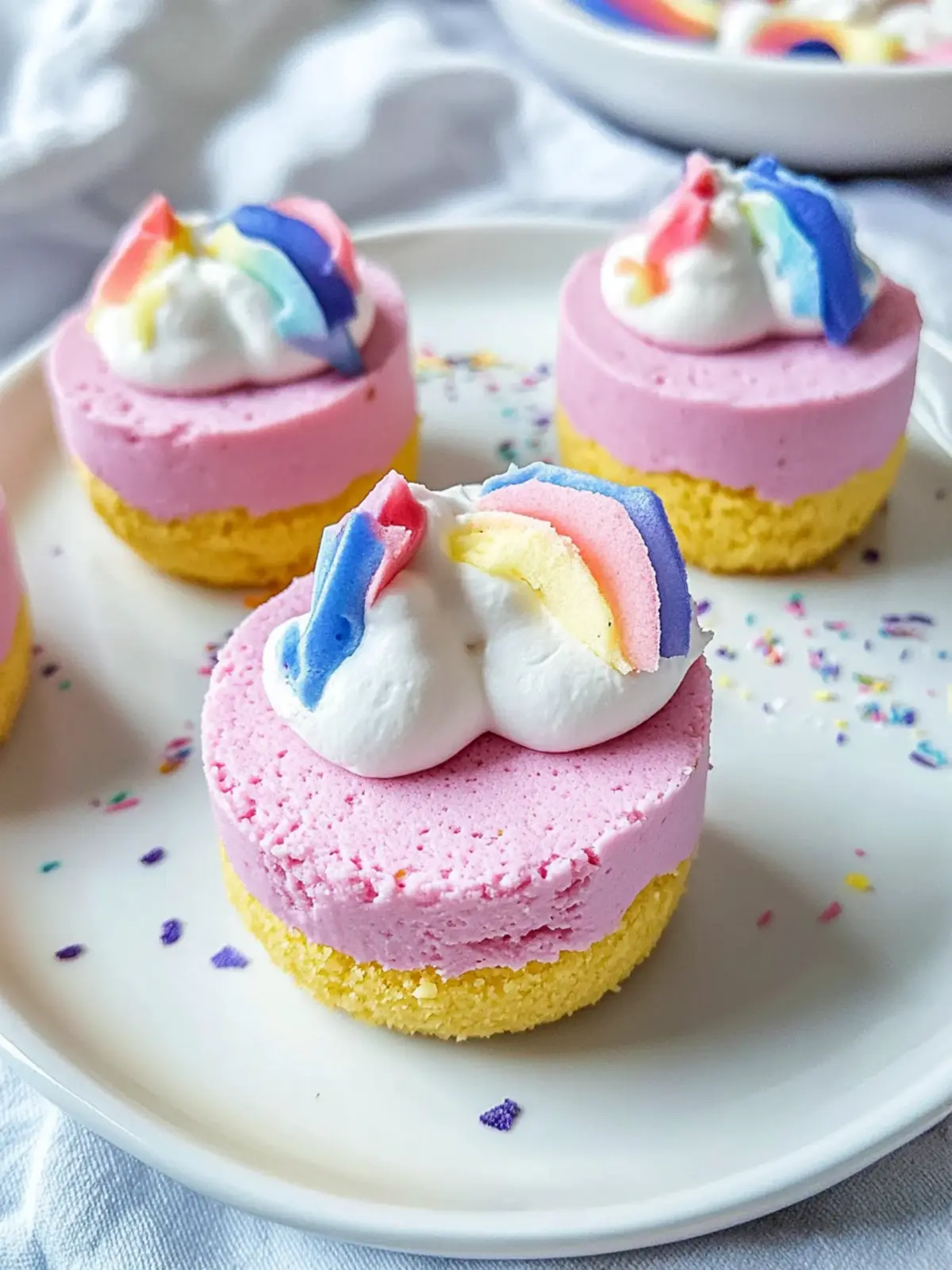 No-Bake Unicorn Cheesecake Bites That Wow Kids and Guests 4 No-Bake Unicorn Cheesecake Bites