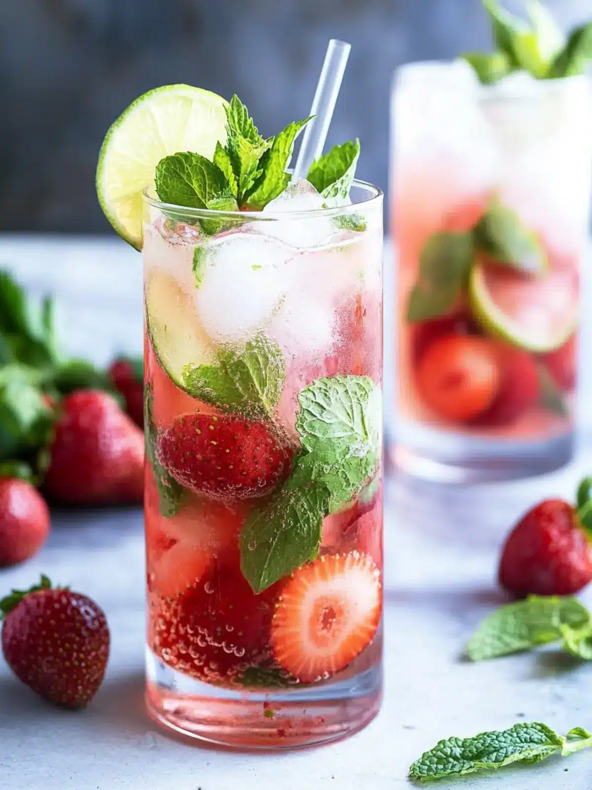Delightful Strawberry Mojito Recipe with Fresh Strawberries! 3 Strawberry Mojito Recipe with Fresh Strawberries!