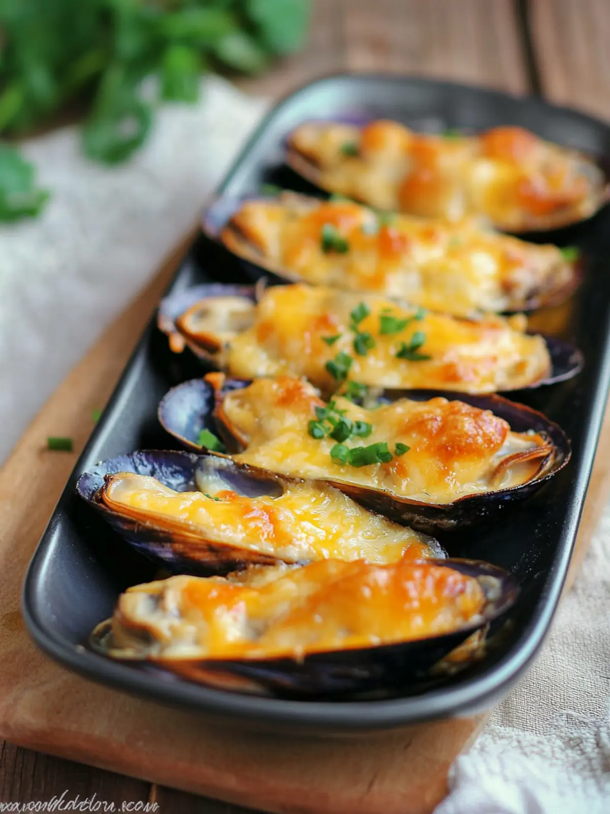 Savor Cheesy Baked Mussels: A Filipino Seafood Delight 2 Cheesy Baked Mussels