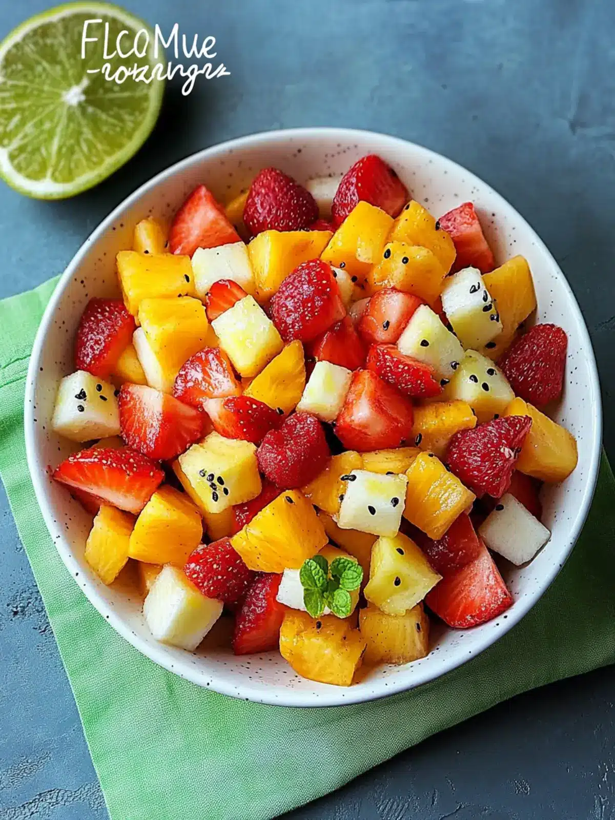 Tropical Fruit Salad Bliss: Your Healthiest Sweet Escape 3 Tropical Fruit Salad